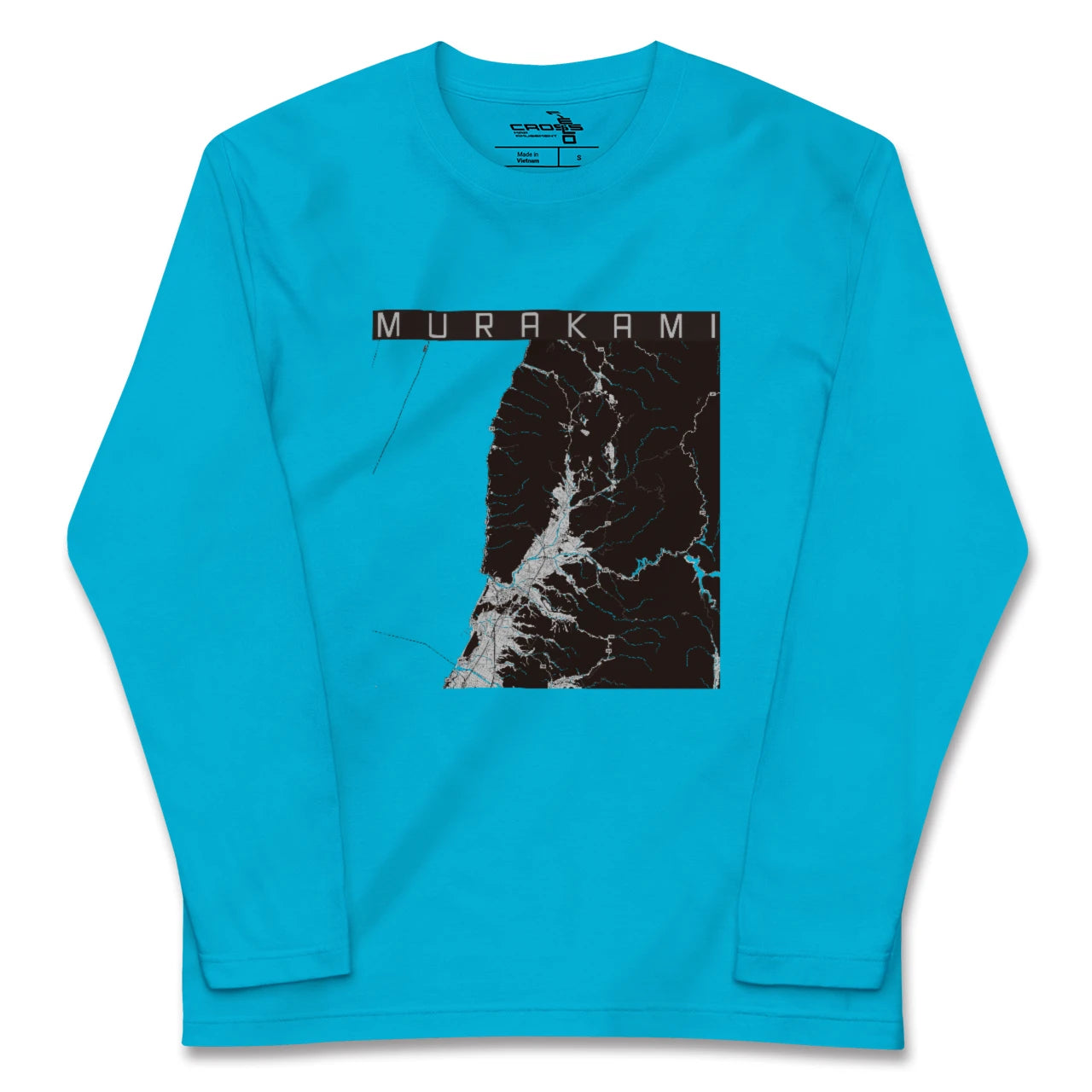 【村上(新潟県)】地図柄ロングスリーブTシャツ