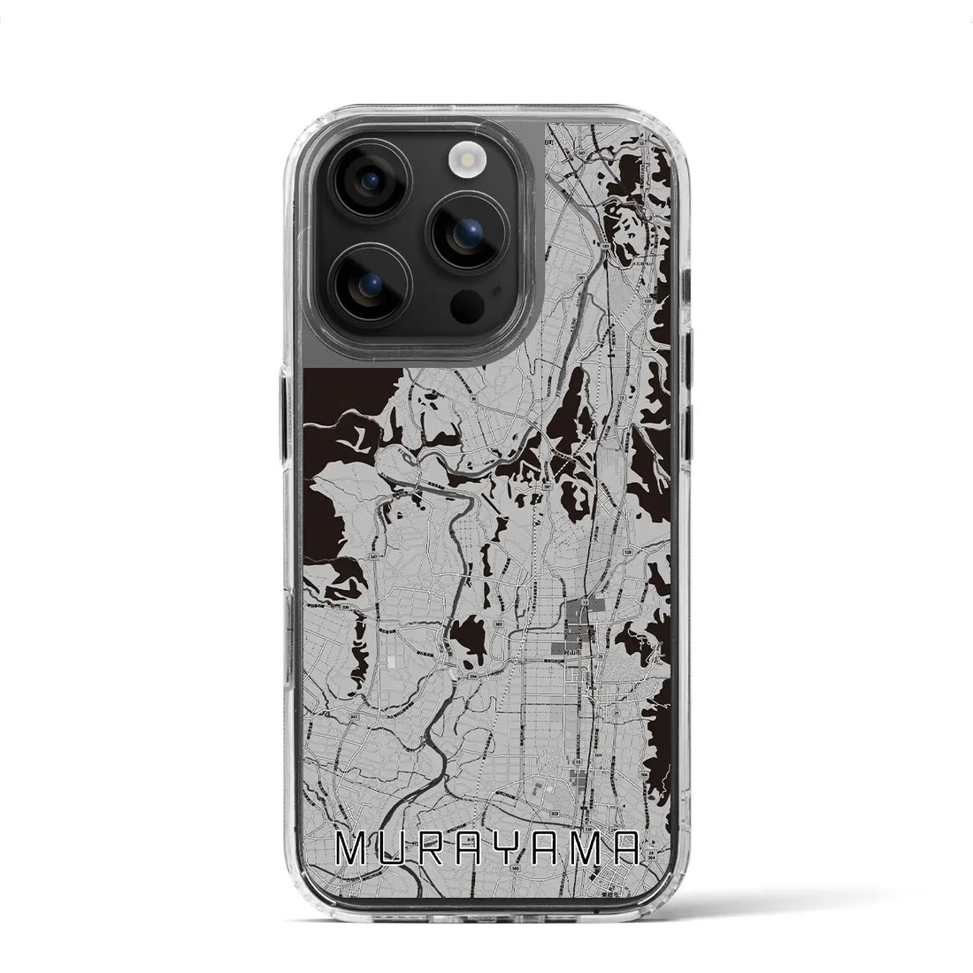 【村山(山形県)】地図柄iPhoneケース(MagSafeタイプ)