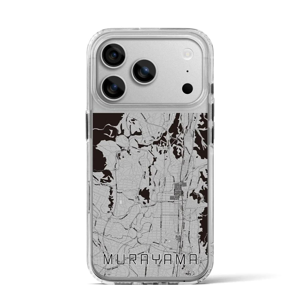 【村山(山形県)】地図柄iPhoneケース(MagSafeタイプ)