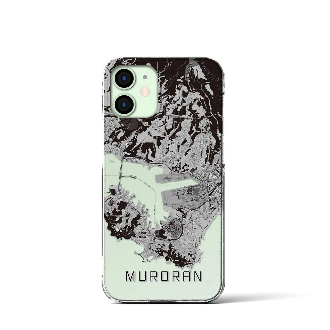 【室蘭(北海道)】地図柄iPhoneケース(クリアタイプ)