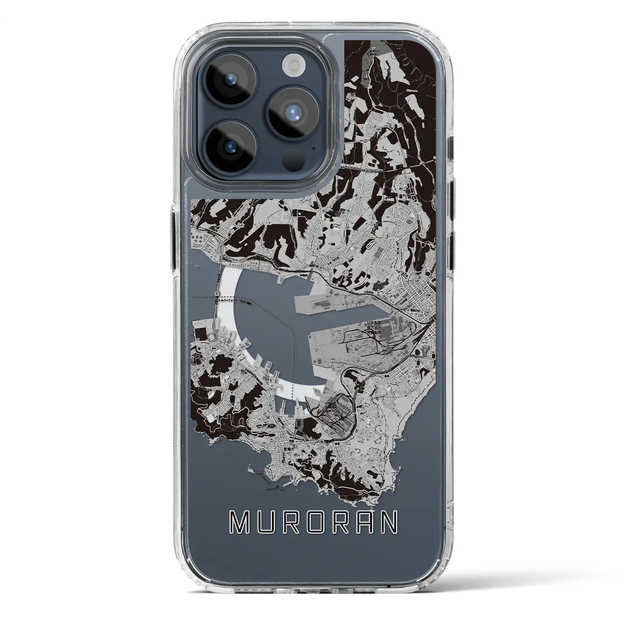 【室蘭(北海道)】地図柄iPhoneケース(MagSafeタイプ)