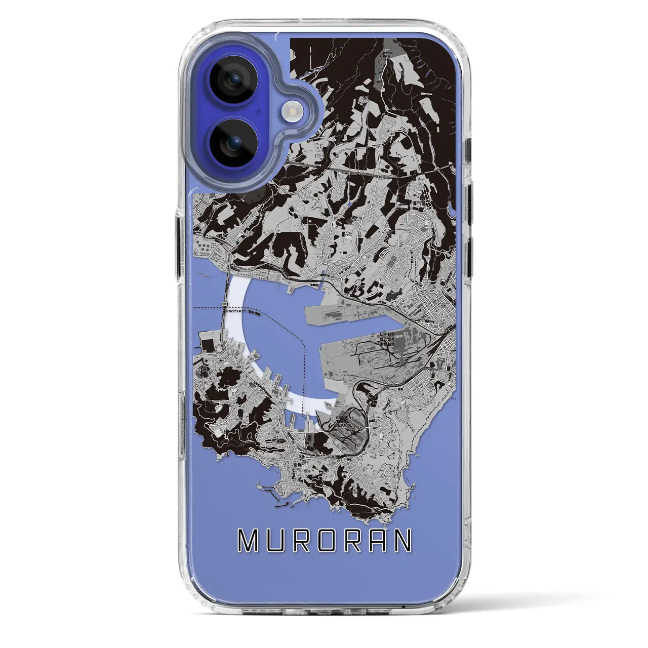 【室蘭(北海道)】地図柄iPhoneケース(MagSafeタイプ)