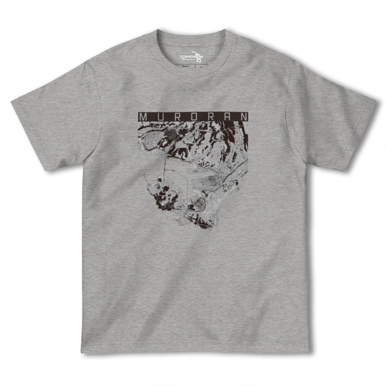 【室蘭(北海道)】地図柄ヘビーウェイトTシャツ