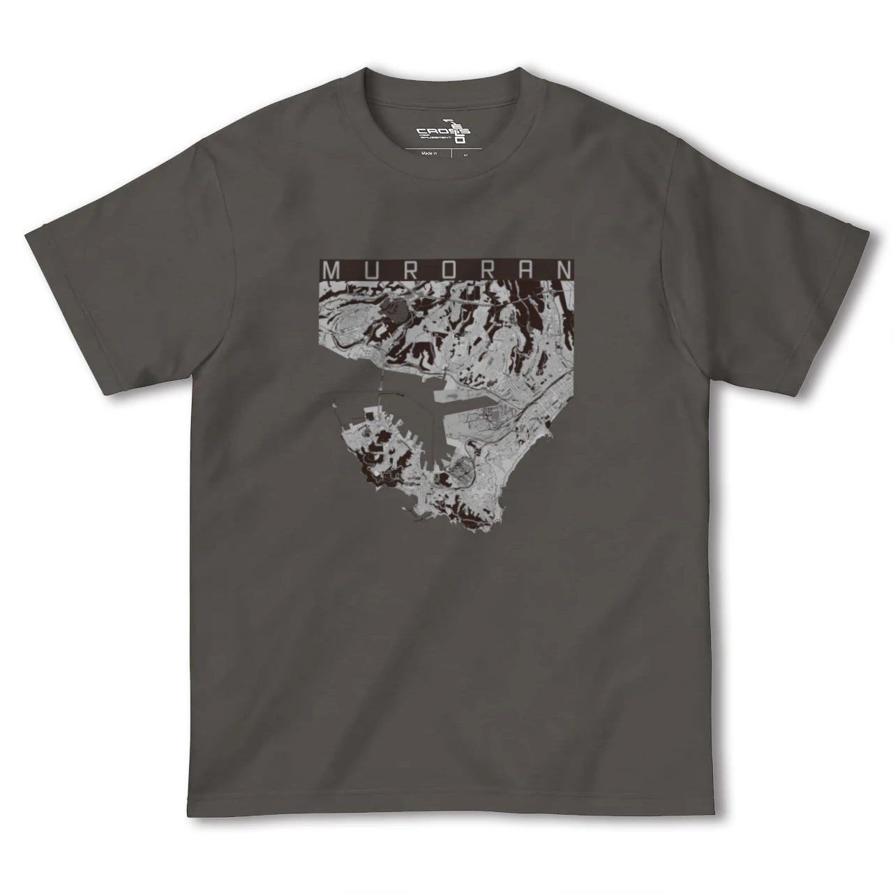 【室蘭(北海道)】地図柄ヘビーウェイトTシャツ
