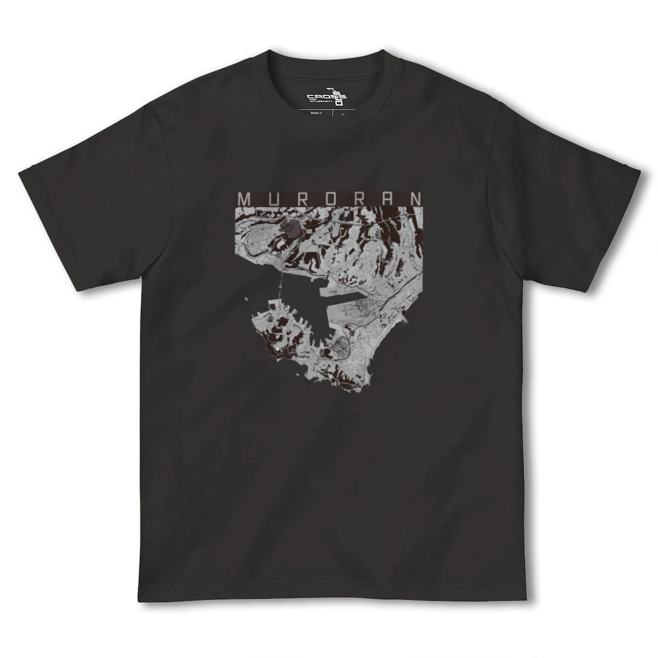【室蘭(北海道)】地図柄ヘビーウェイトTシャツ