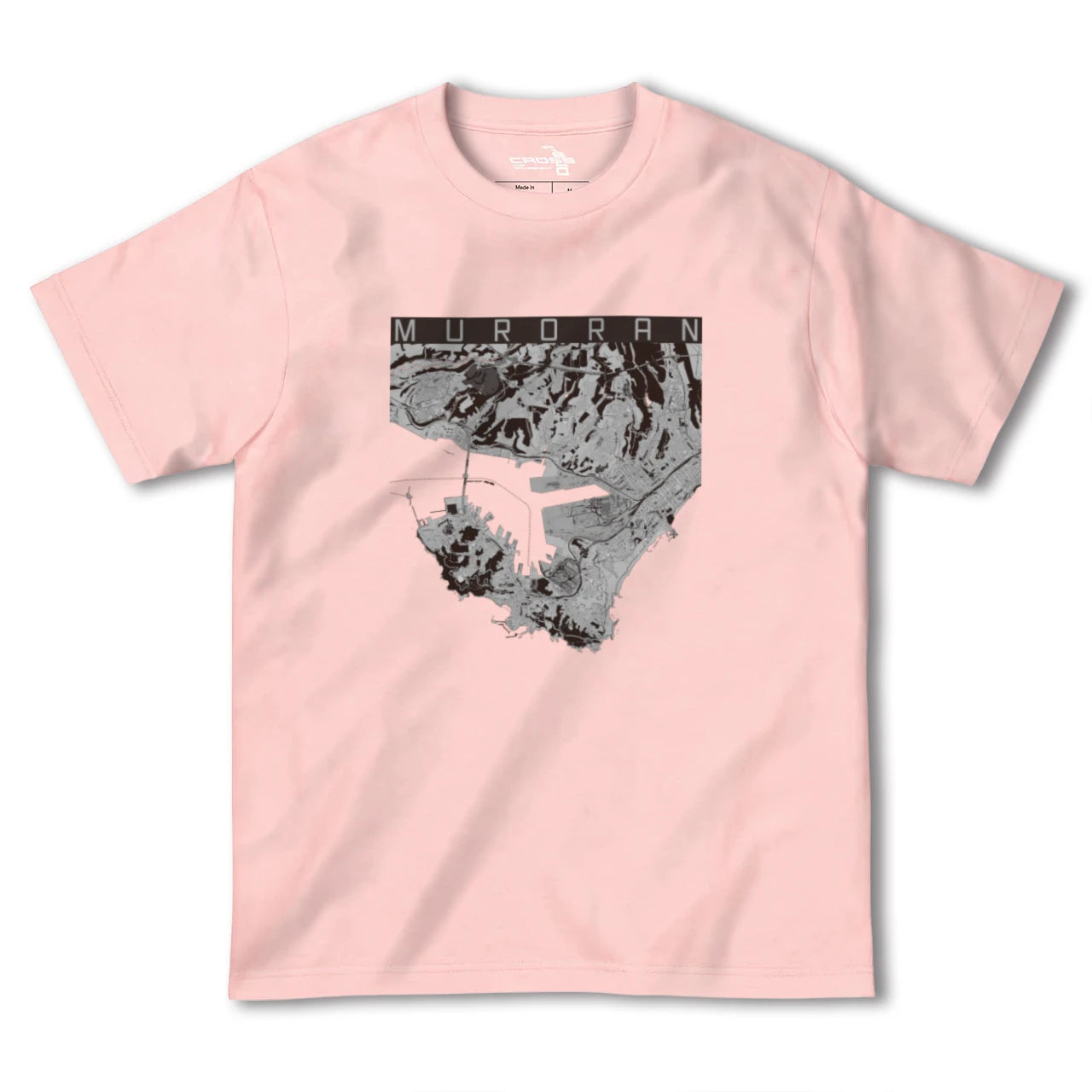 【室蘭(北海道)】地図柄ヘビーウェイトTシャツ