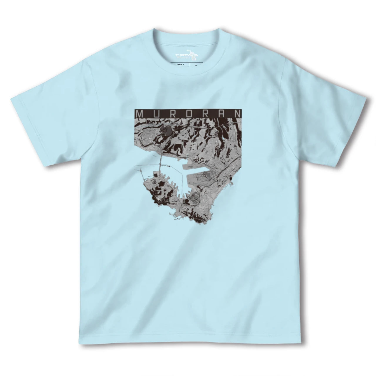 【室蘭(北海道)】地図柄ヘビーウェイトTシャツ