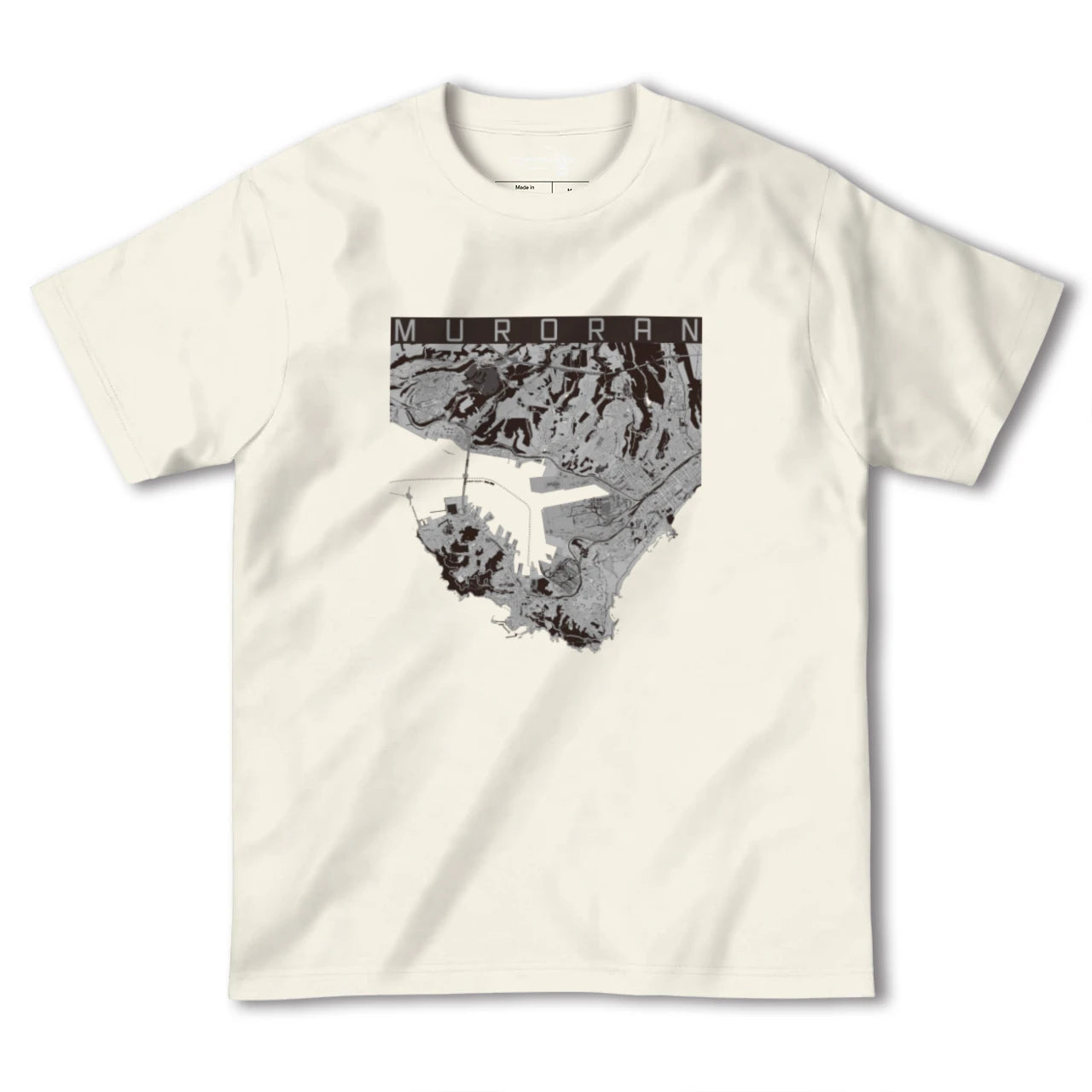 【室蘭(北海道)】地図柄ヘビーウェイトTシャツ