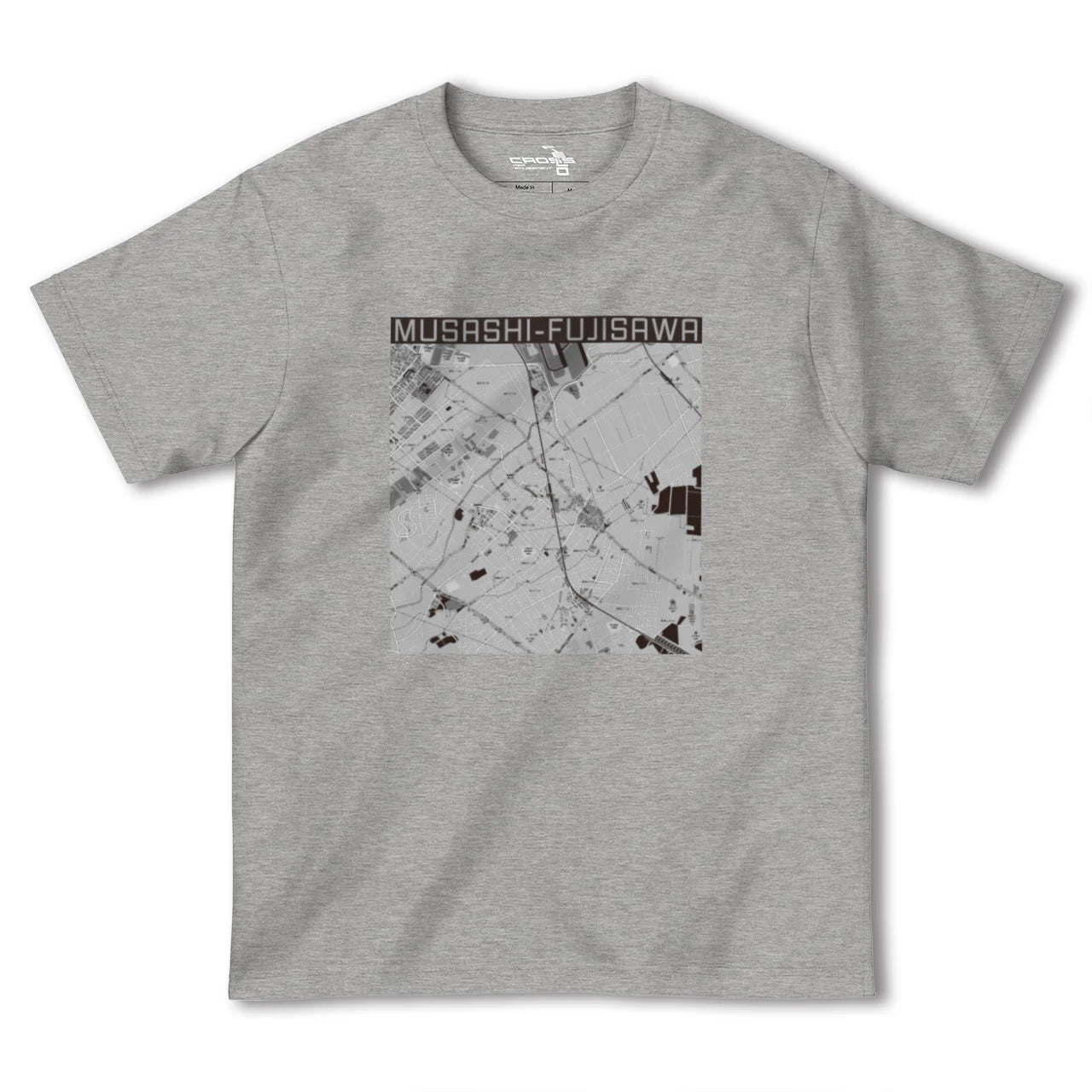 【武蔵藤沢(埼玉県)】地図柄ヘビーウェイトTシャツ