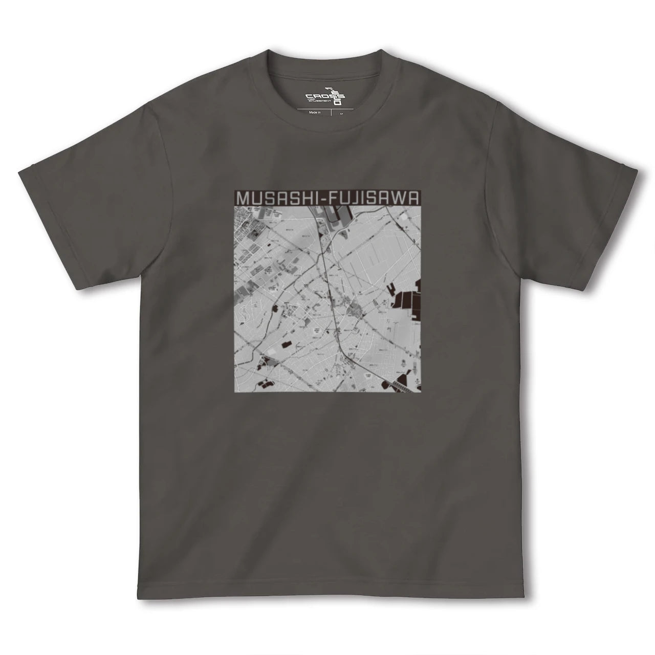 【武蔵藤沢(埼玉県)】地図柄ヘビーウェイトTシャツ