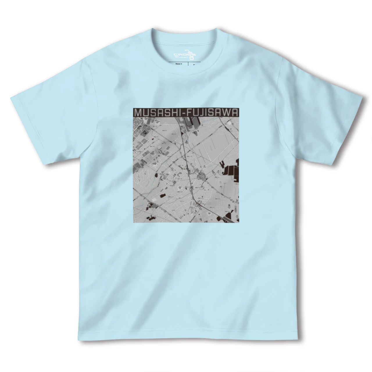 【武蔵藤沢(埼玉県)】地図柄ヘビーウェイトTシャツ
