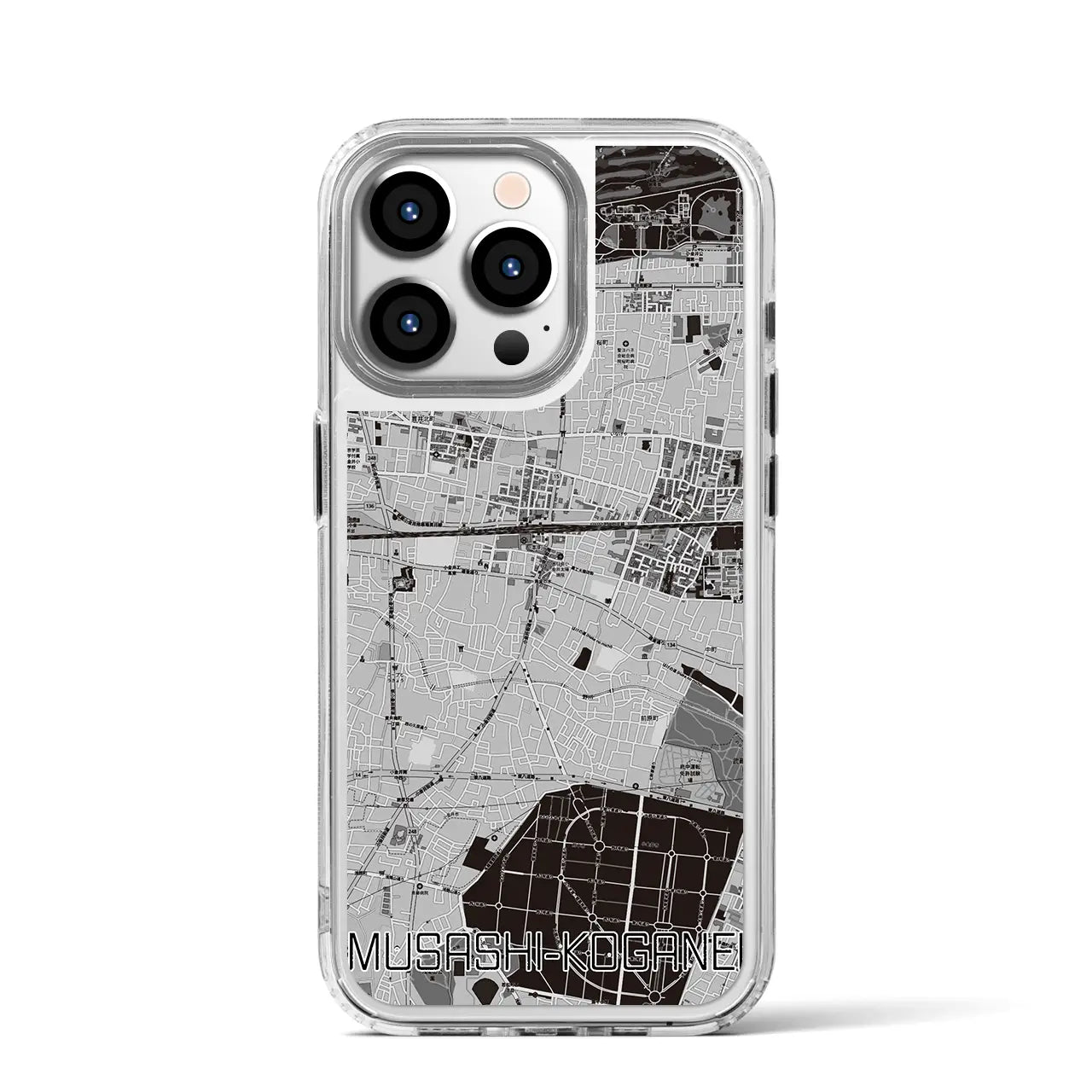 【武蔵小金井(東京都)】地図柄iPhoneケース(MagSafeタイプ)