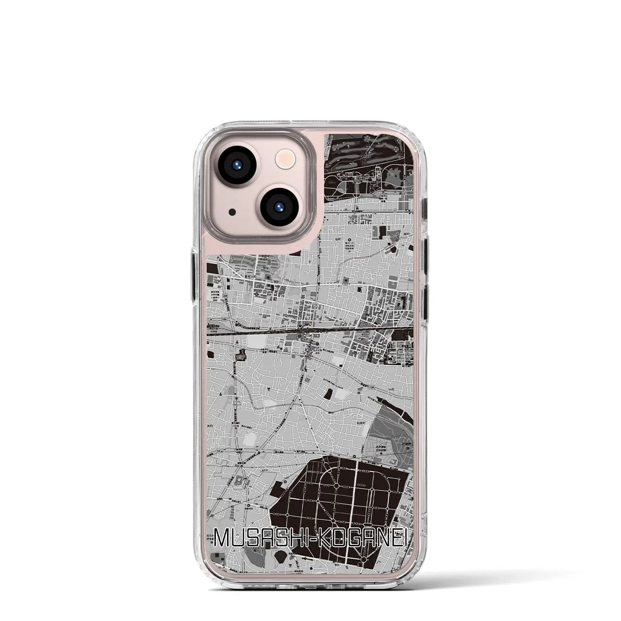 【武蔵小金井(東京都)】地図柄iPhoneケース(MagSafeタイプ)