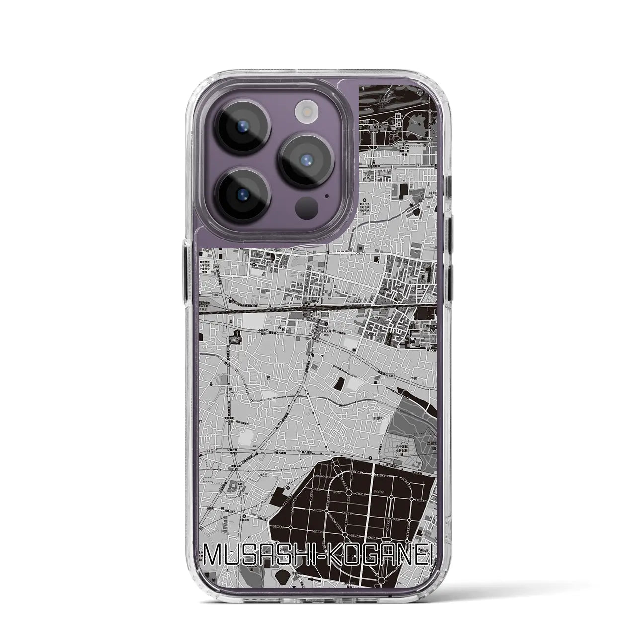 【武蔵小金井(東京都)】地図柄iPhoneケース(MagSafeタイプ)