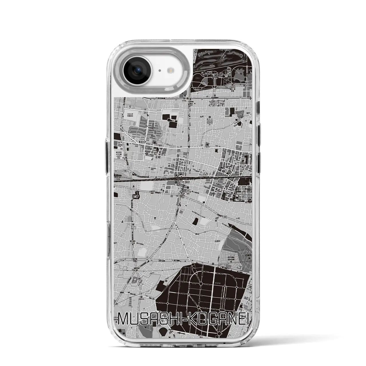 【武蔵小金井(東京都)】地図柄iPhoneケース(MagSafeタイプ)