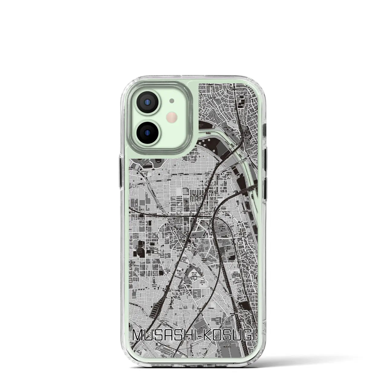 【武蔵小杉(神奈川県)】地図柄iPhoneケース(MagSafeタイプ)