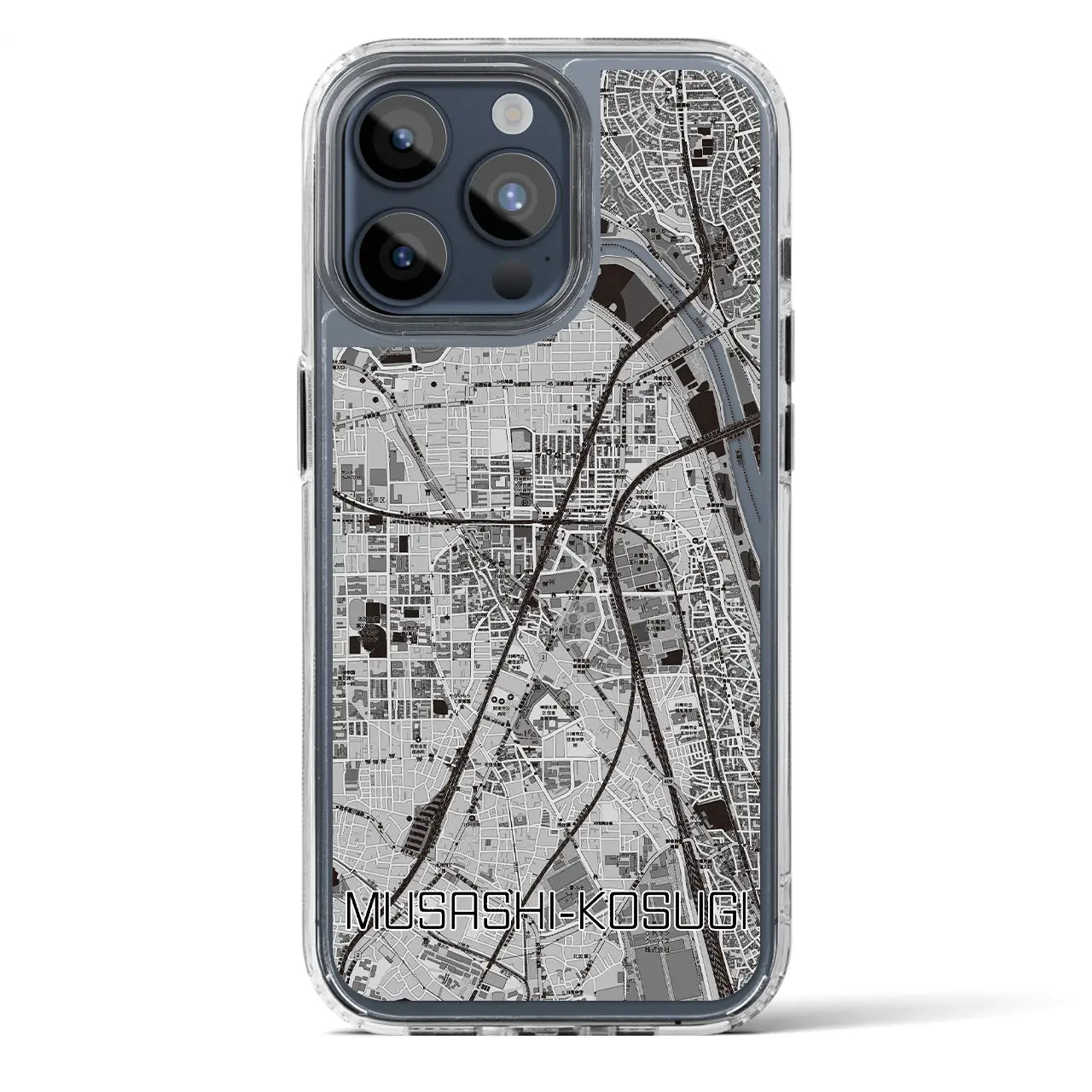 【武蔵小杉(神奈川県)】地図柄iPhoneケース(MagSafeタイプ)