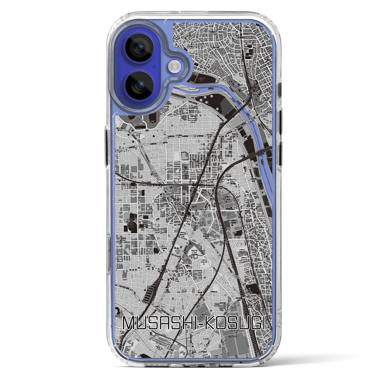 【武蔵小杉(神奈川県)】地図柄iPhoneケース(MagSafeタイプ)
