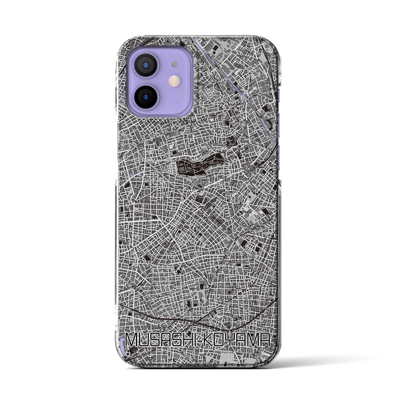 【武蔵小山(東京都)】地図柄iPhoneケース(クリアタイプ)