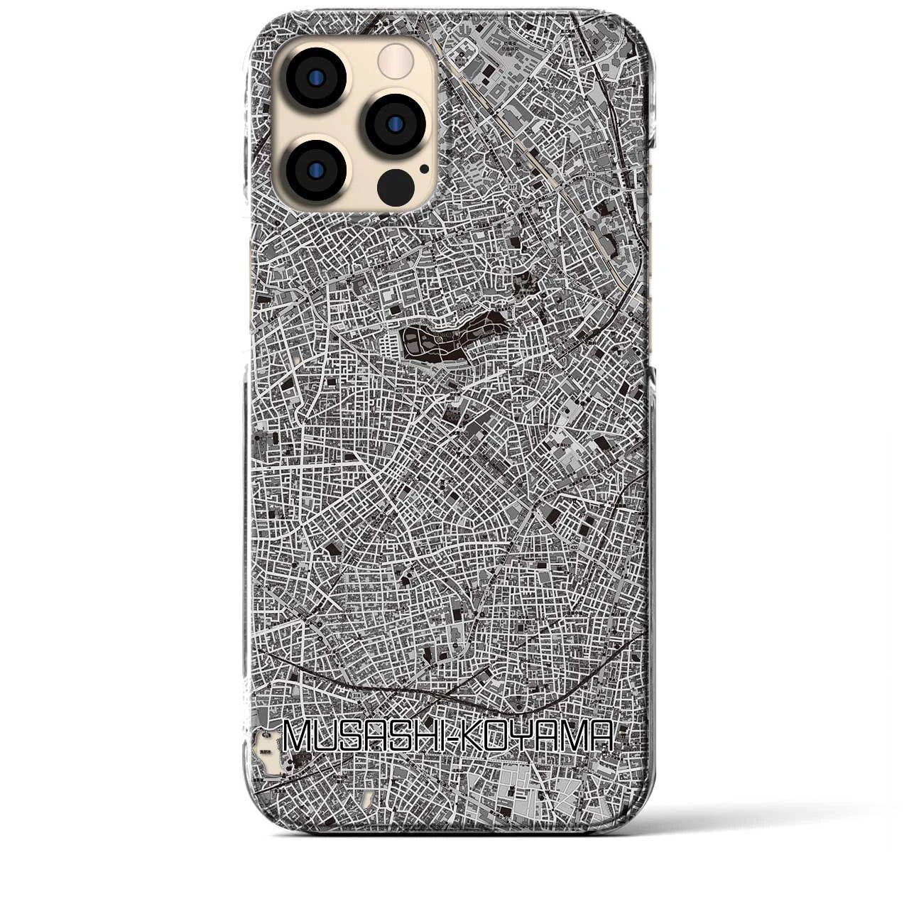 【武蔵小山(東京都)】地図柄iPhoneケース(クリアタイプ)