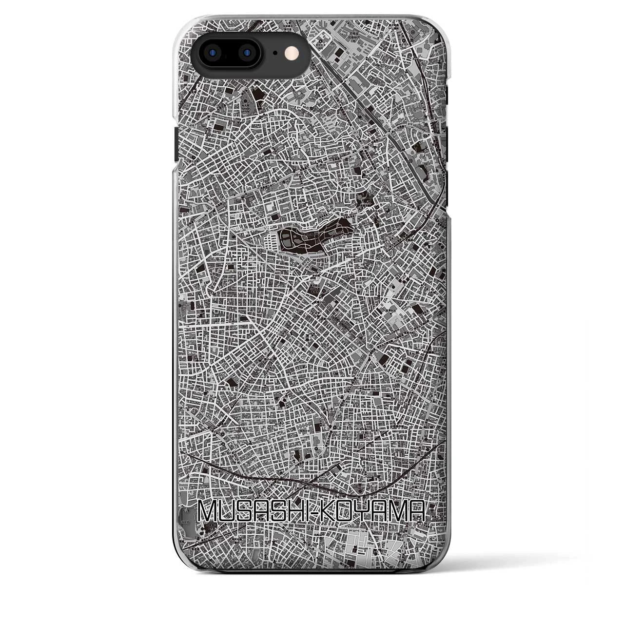 【武蔵小山(東京都)】地図柄iPhoneケース(クリアタイプ)