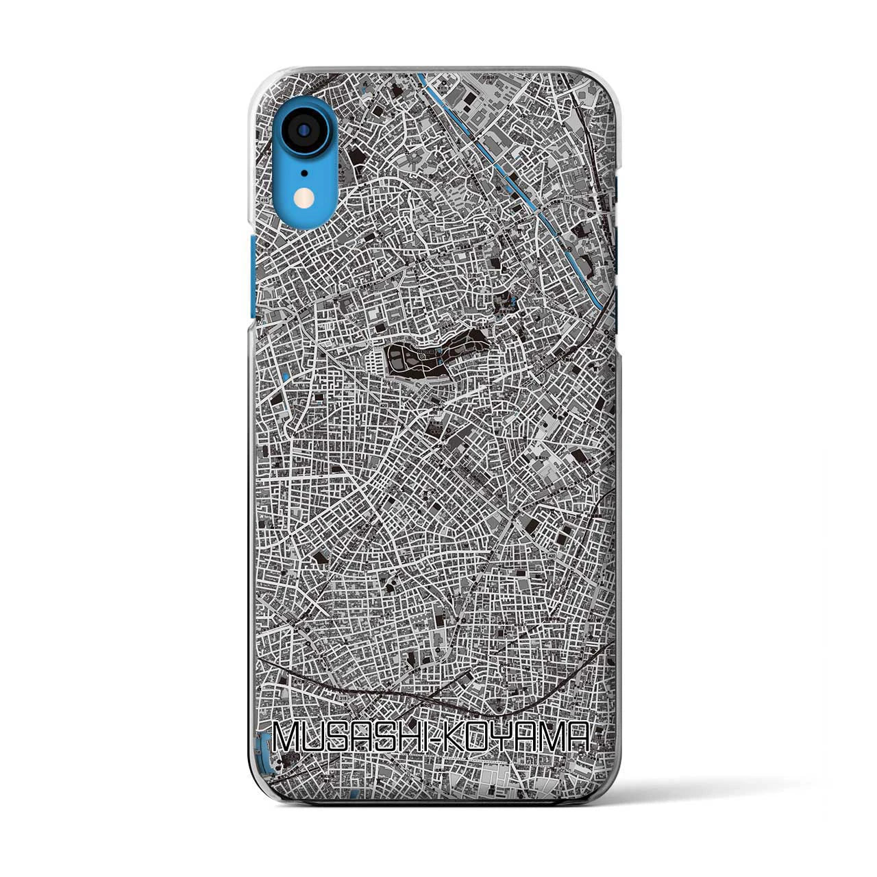 【武蔵小山(東京都)】地図柄iPhoneケース(クリアタイプ)