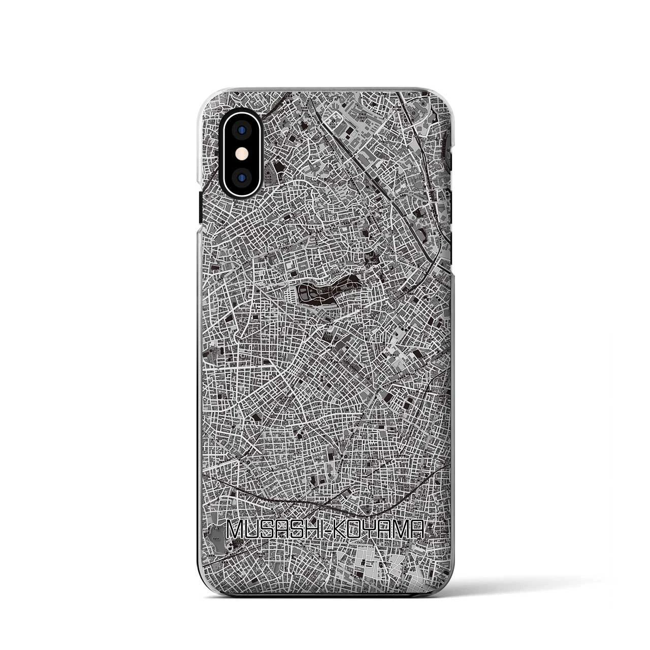 【武蔵小山(東京都)】地図柄iPhoneケース(クリアタイプ)