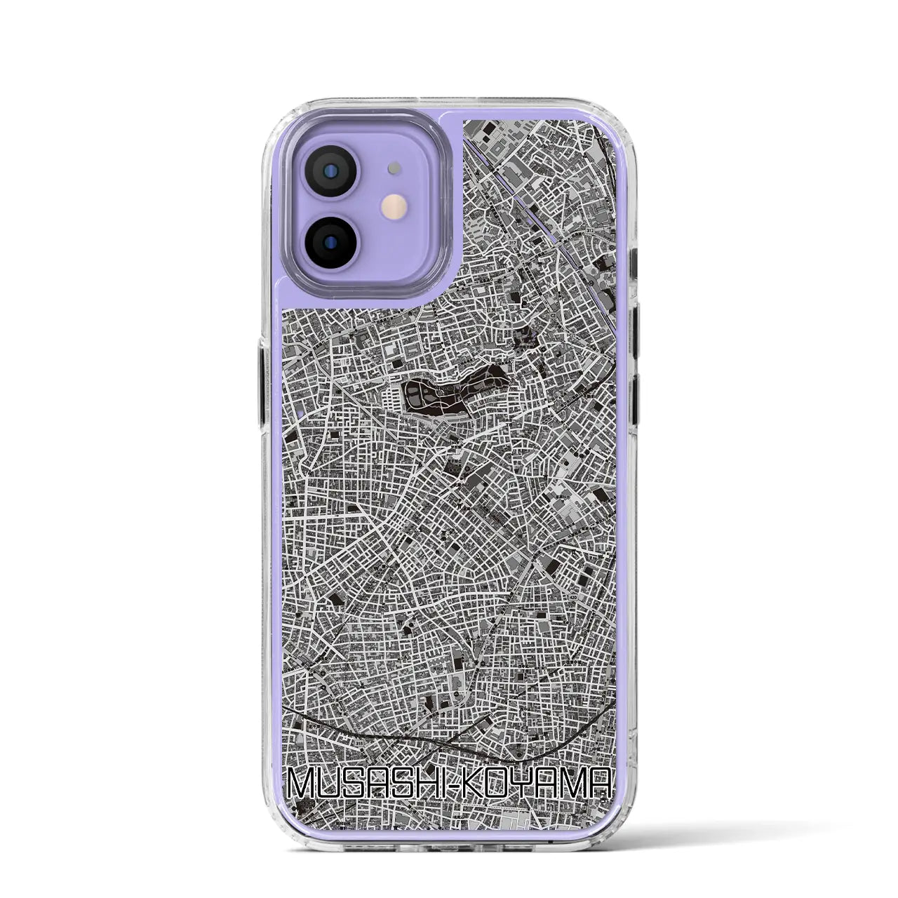【武蔵小山(東京都)】地図柄iPhoneケース(MagSafeタイプ)