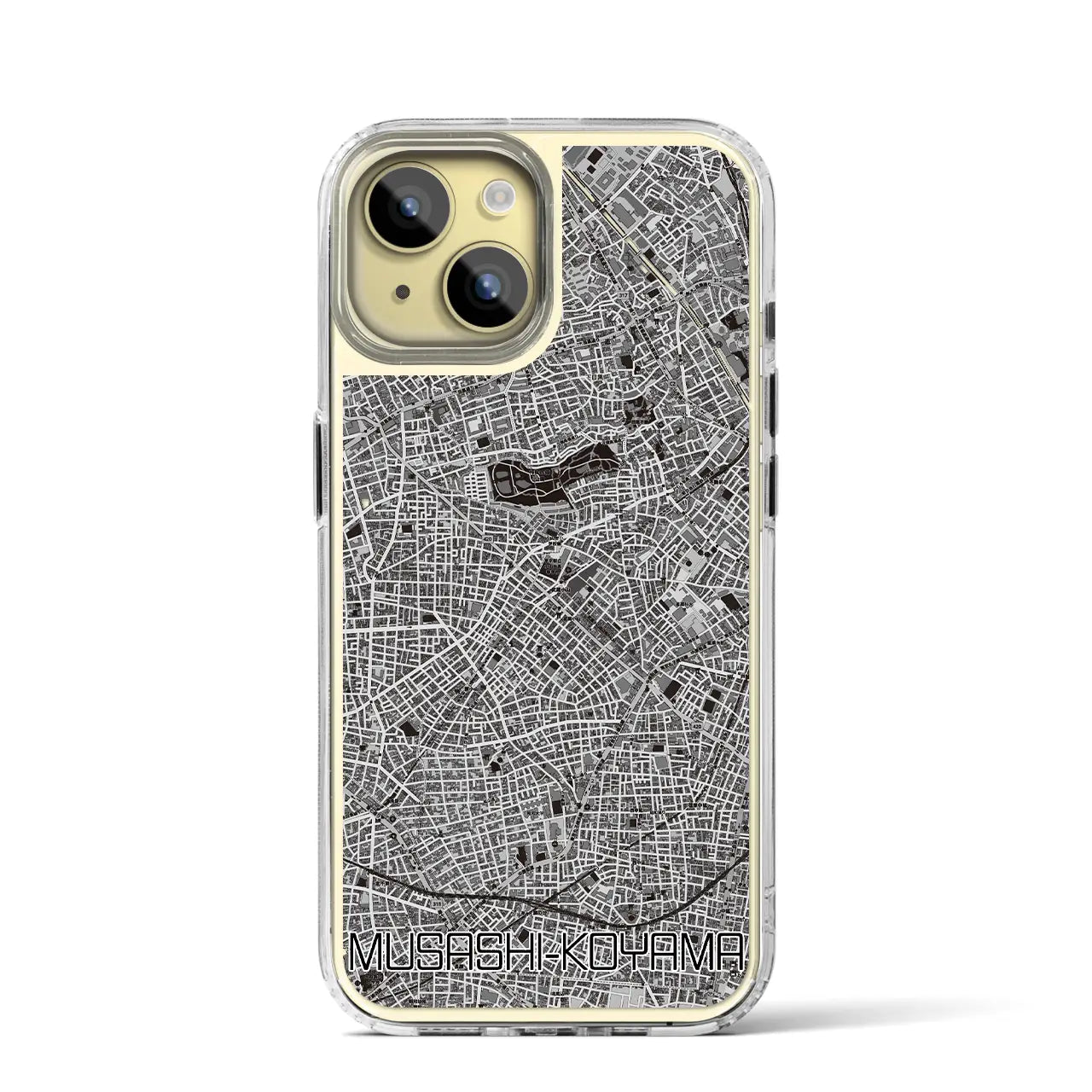 【武蔵小山(東京都)】地図柄iPhoneケース(MagSafeタイプ)