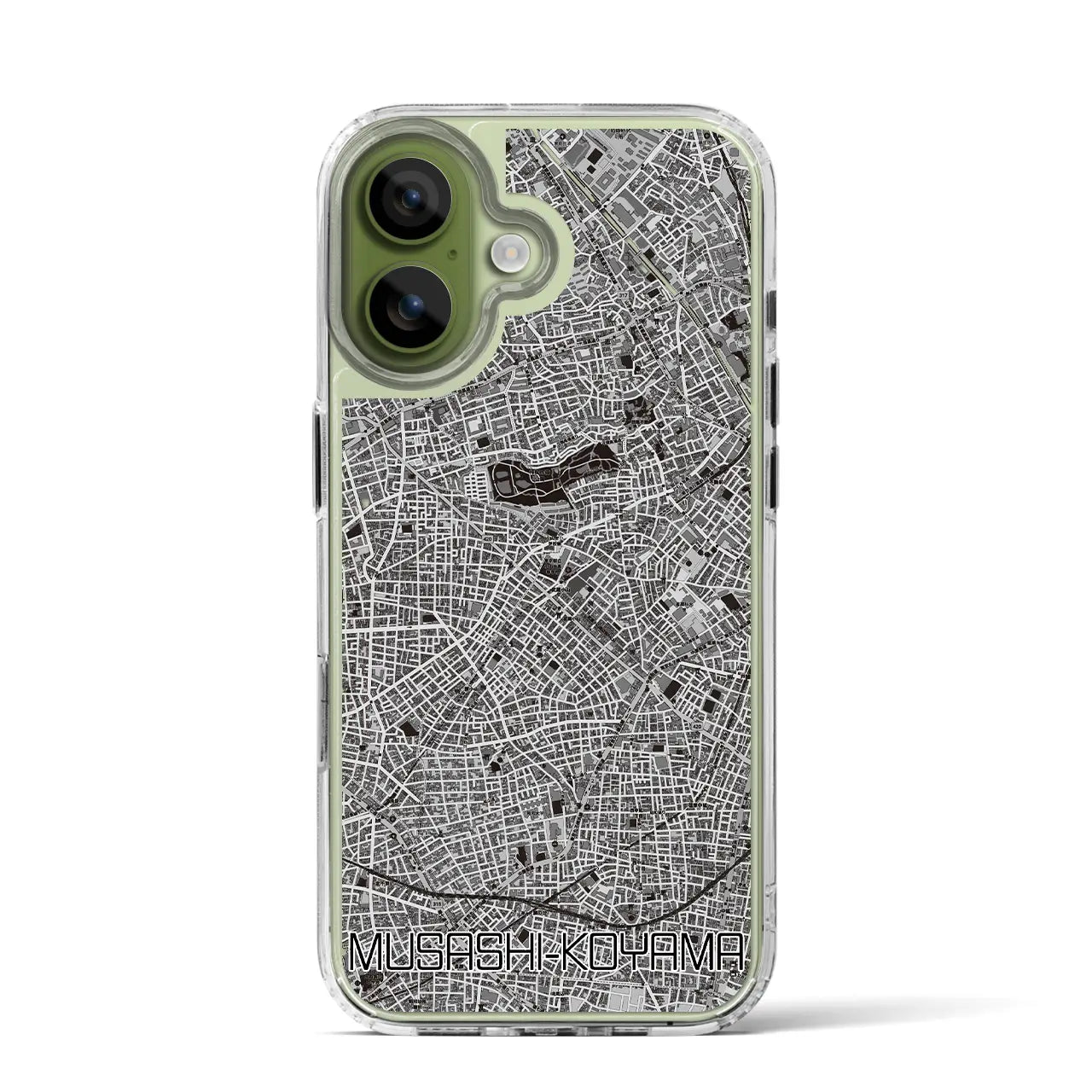 【武蔵小山(東京都)】地図柄iPhoneケース(MagSafeタイプ)