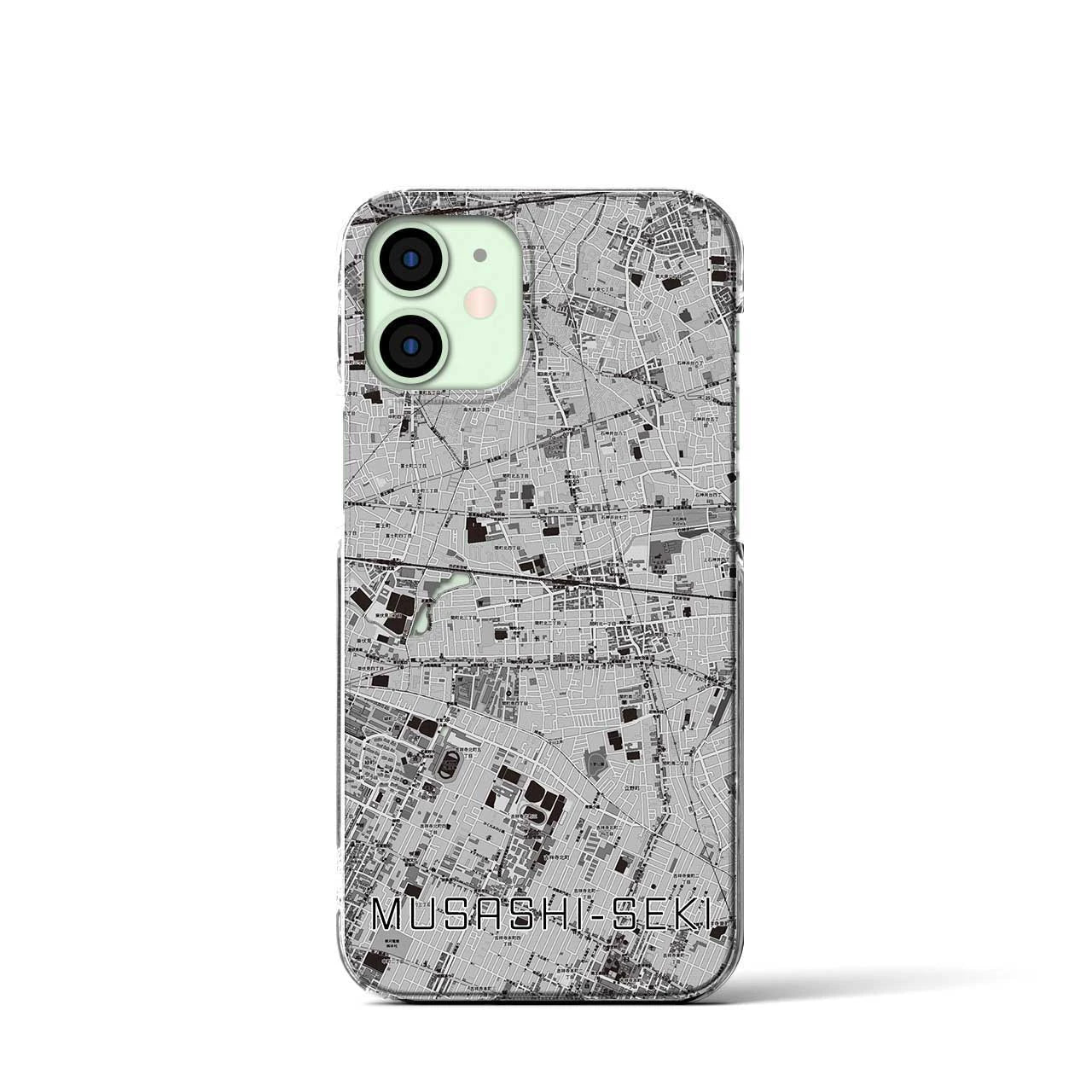 【武蔵関(東京都)】地図柄iPhoneケース(クリアタイプ)