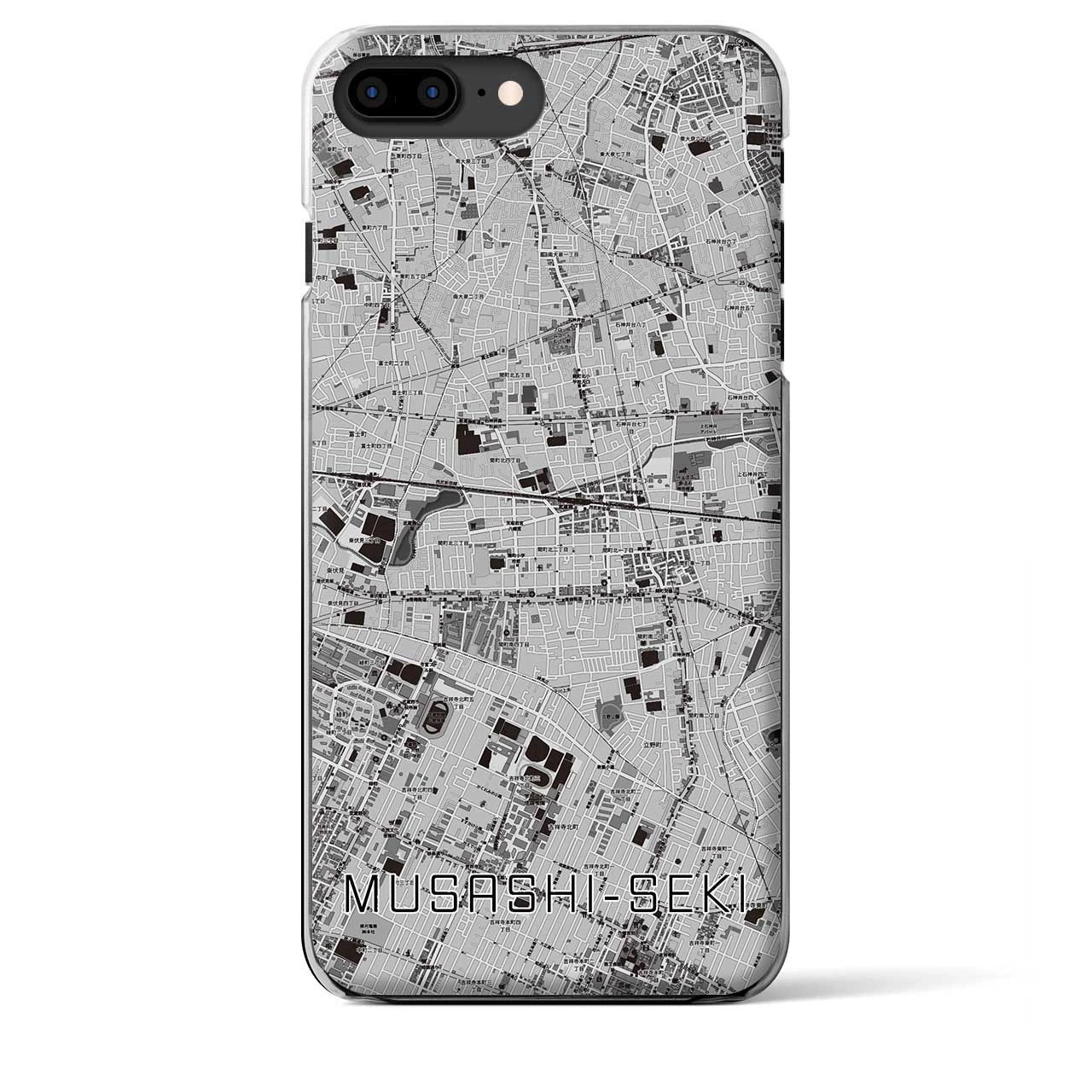 【武蔵関(東京都)】地図柄iPhoneケース(クリアタイプ)