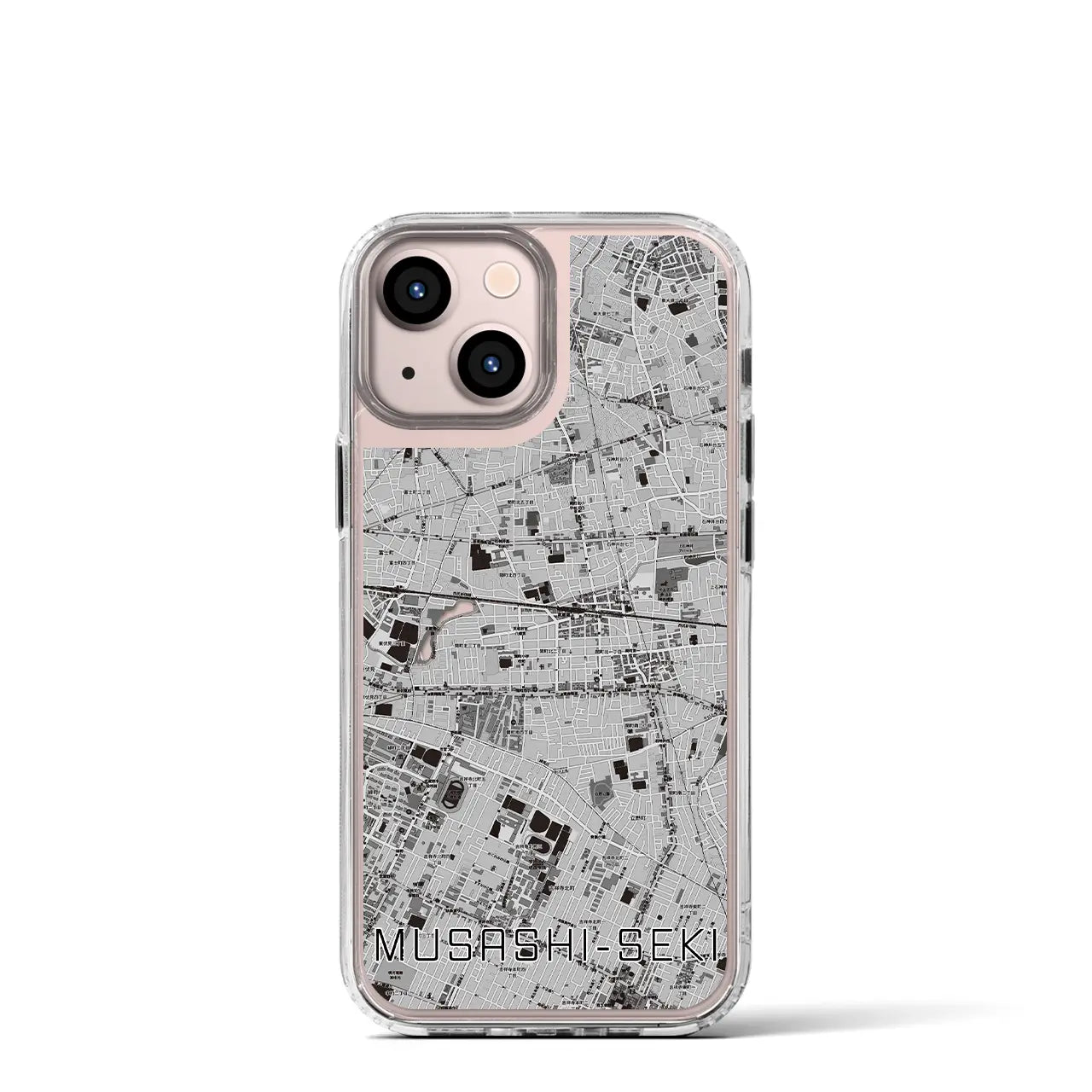 【武蔵関(東京都)】地図柄iPhoneケース(MagSafeタイプ)