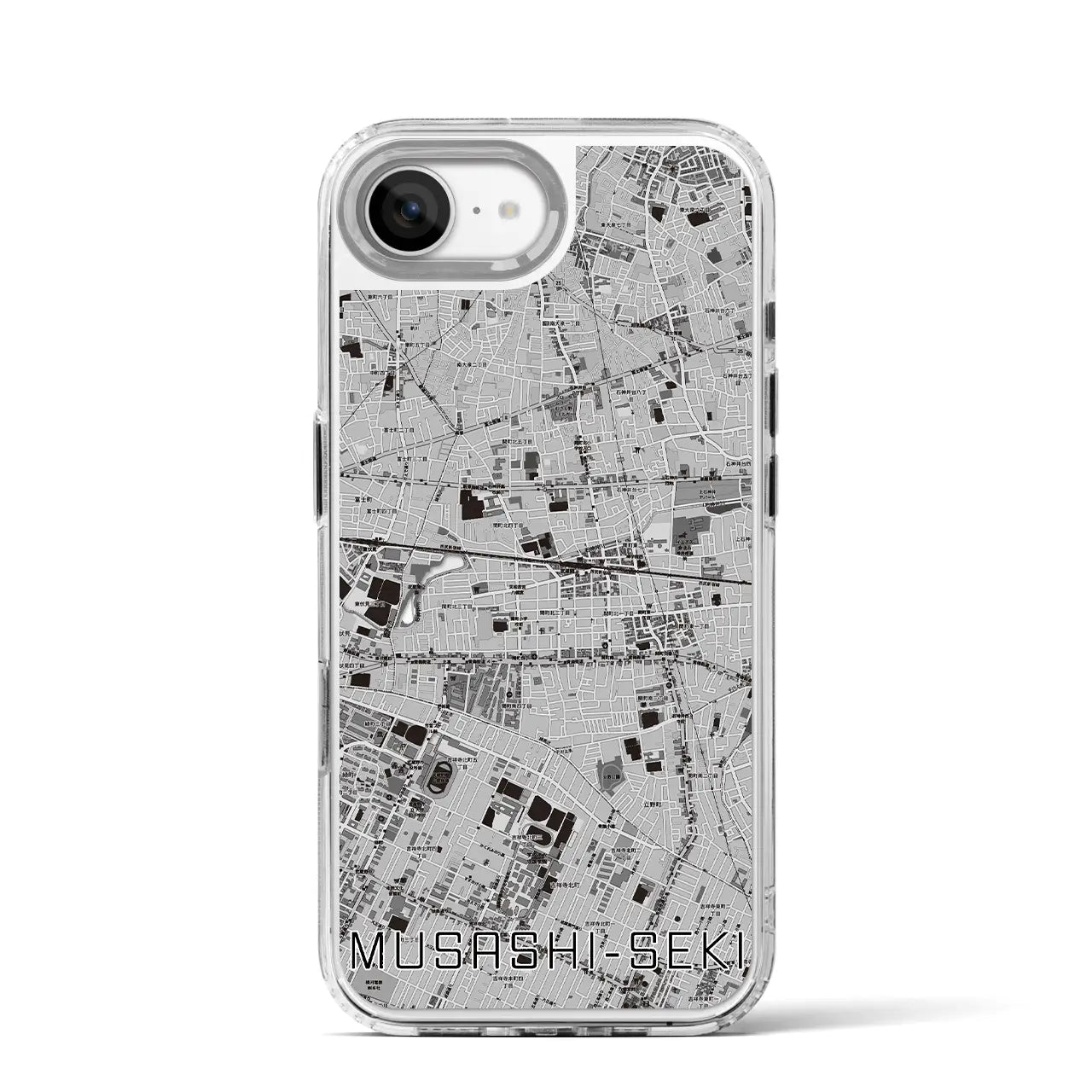 【武蔵関(東京都)】地図柄iPhoneケース(MagSafeタイプ)