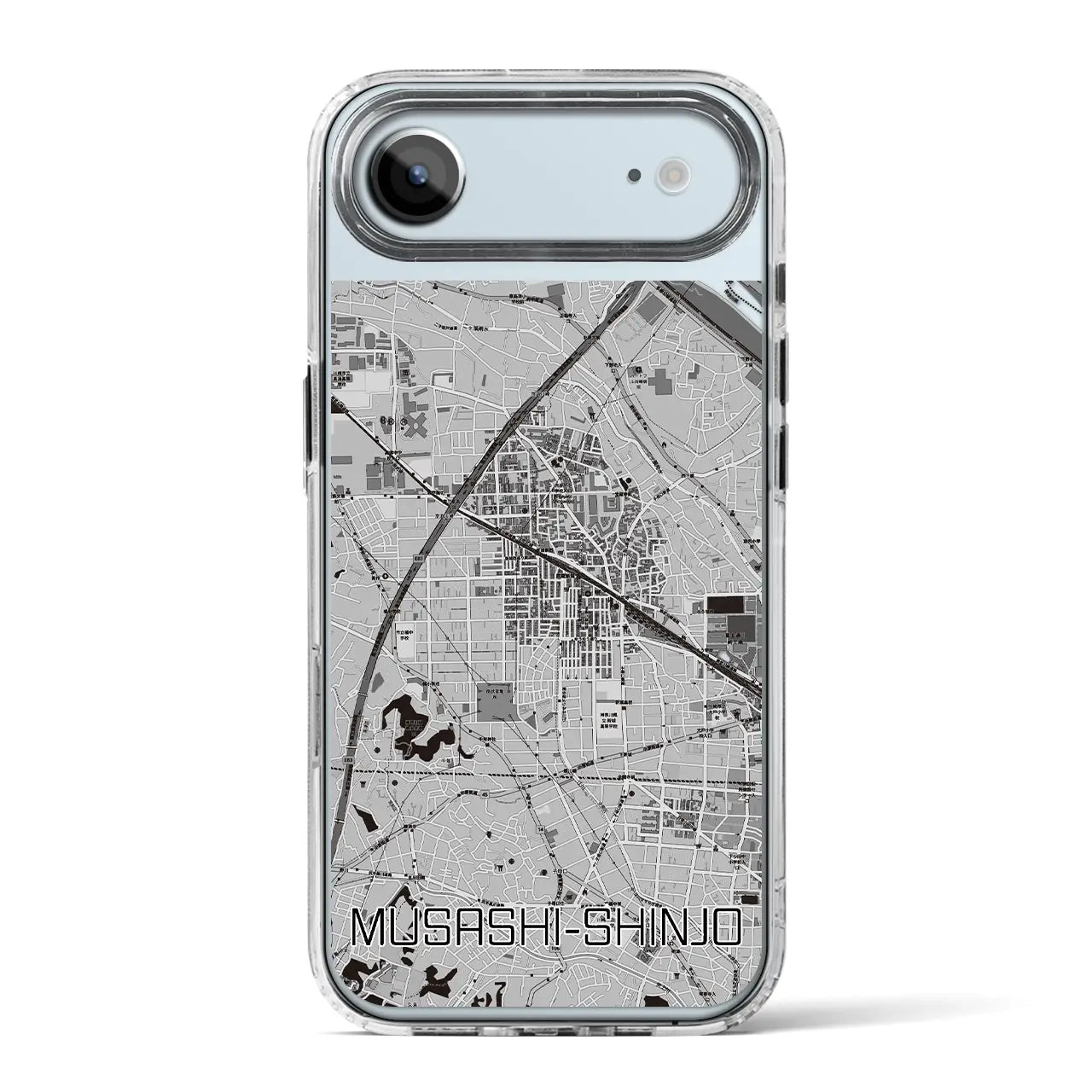 【武蔵新城(神奈川県)】地図柄iPhoneケース(MagSafeタイプ)