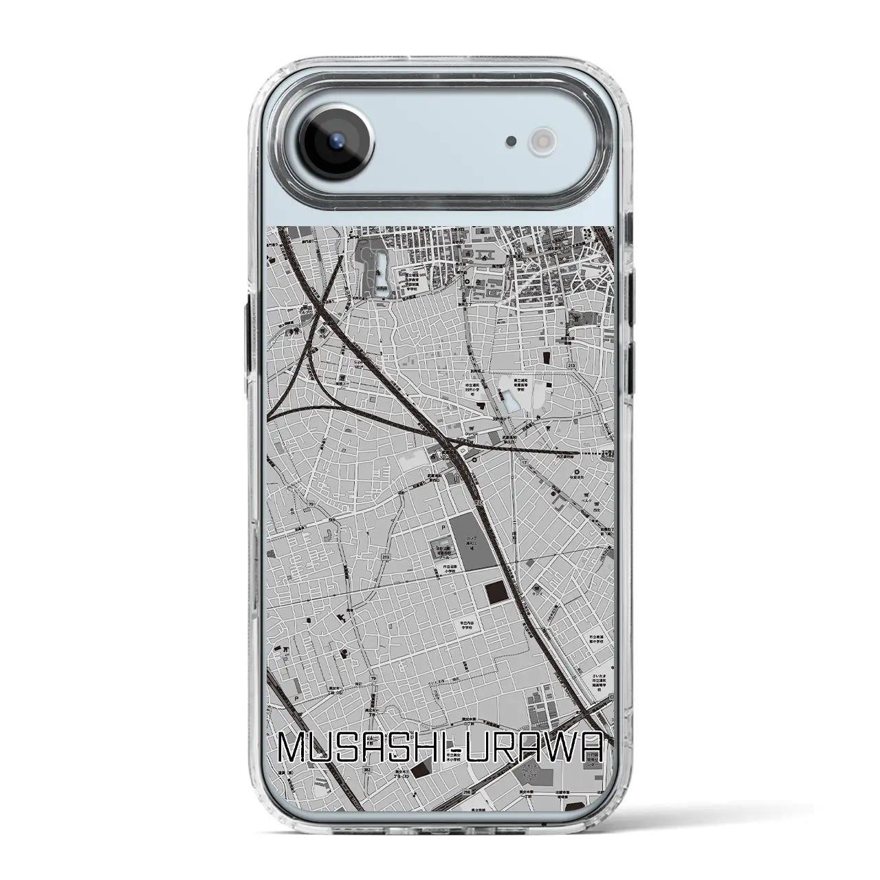 【武蔵浦和(埼玉県)】地図柄iPhoneケース(MagSafeタイプ)