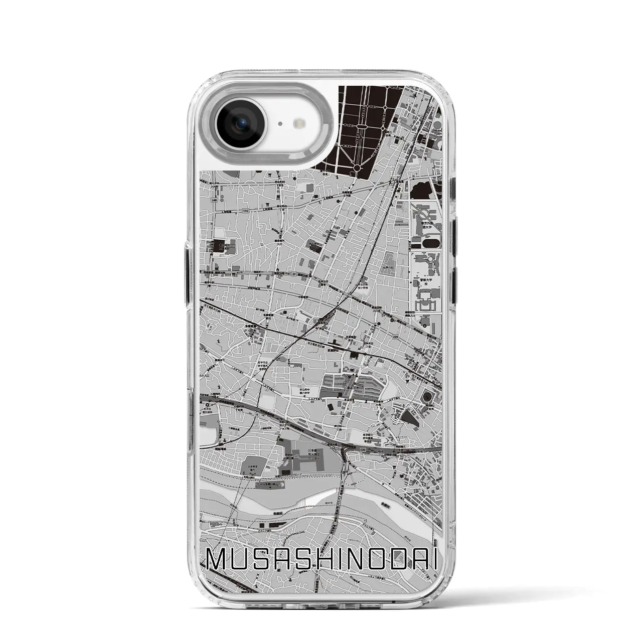 【武蔵野台(東京都)】地図柄iPhoneケース(MagSafeタイプ)