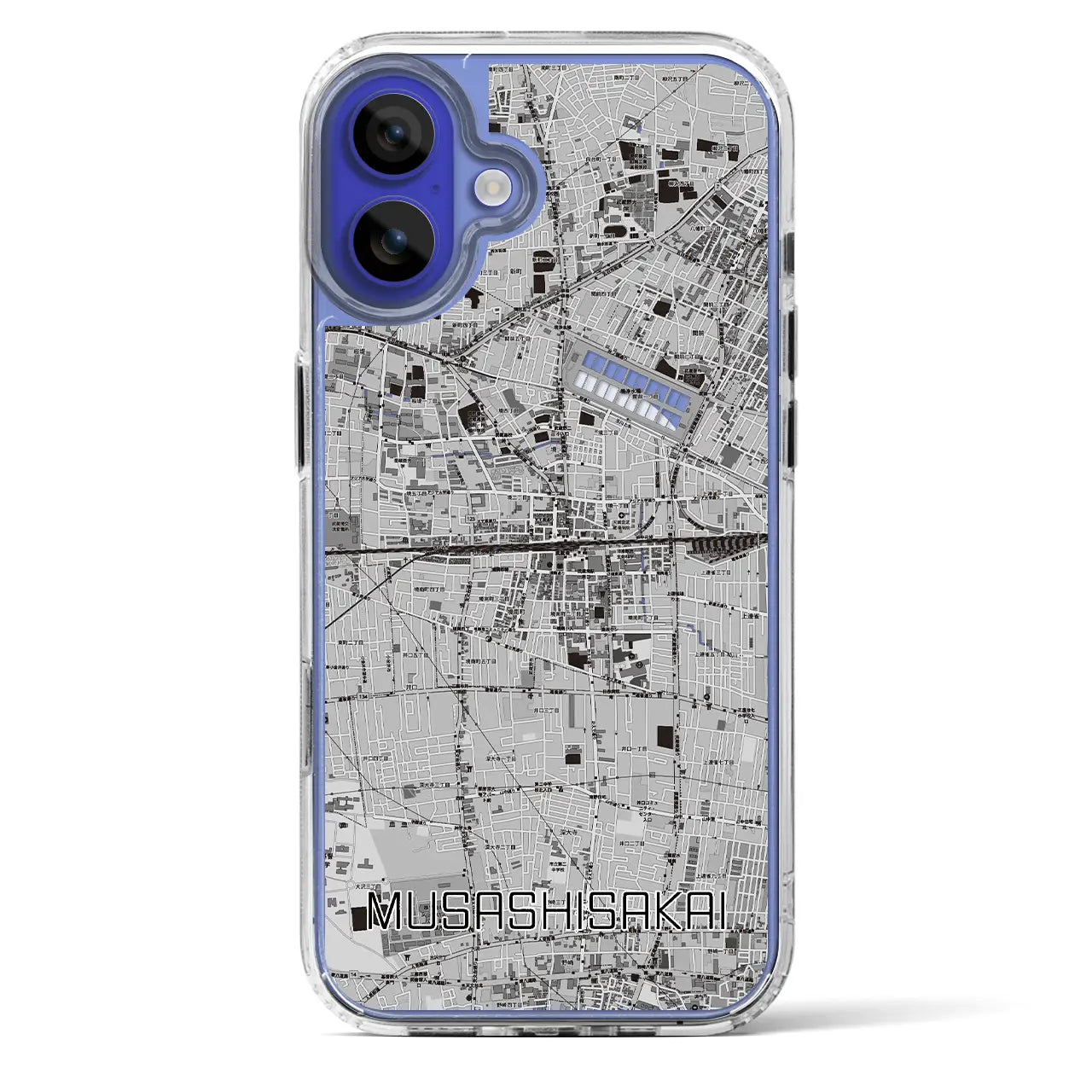 【武蔵境2(東京都)】地図柄iPhoneケース(MagSafeタイプ)