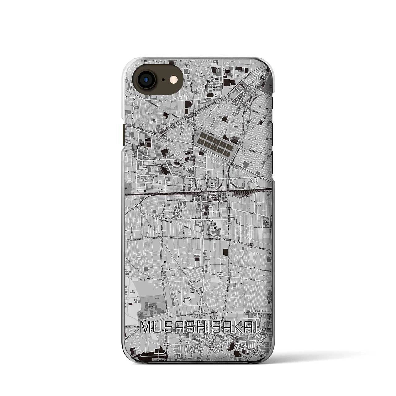 【武蔵境(東京都)】地図柄iPhoneケース(クリアタイプ)