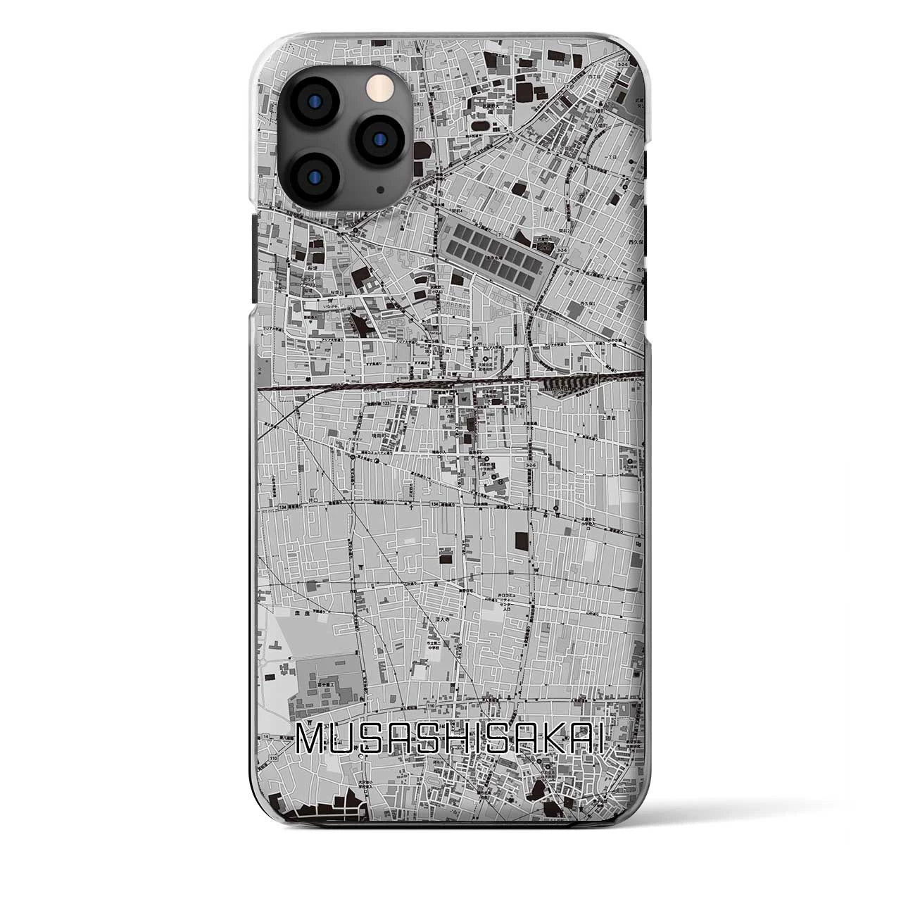 【武蔵境(東京都)】地図柄iPhoneケース(クリアタイプ)