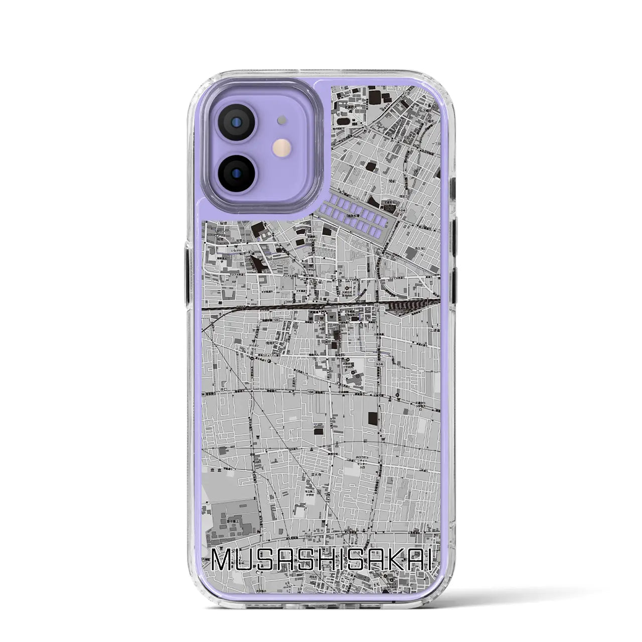 【武蔵境(東京都)】地図柄iPhoneケース(MagSafeタイプ)