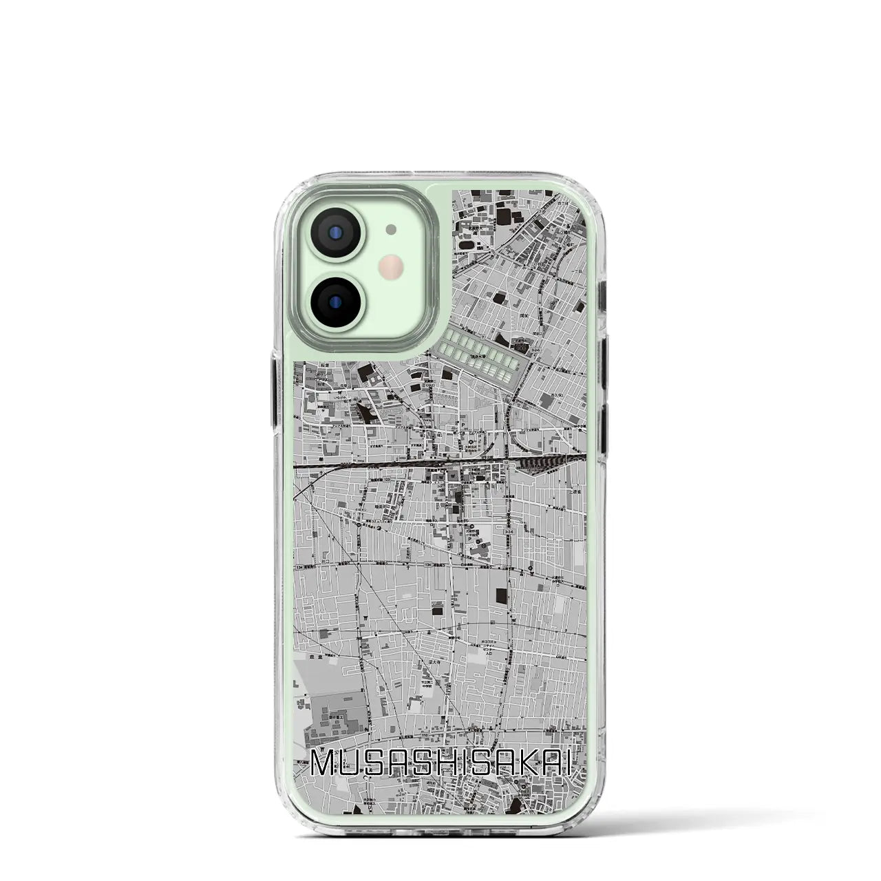 【武蔵境(東京都)】地図柄iPhoneケース(MagSafeタイプ)