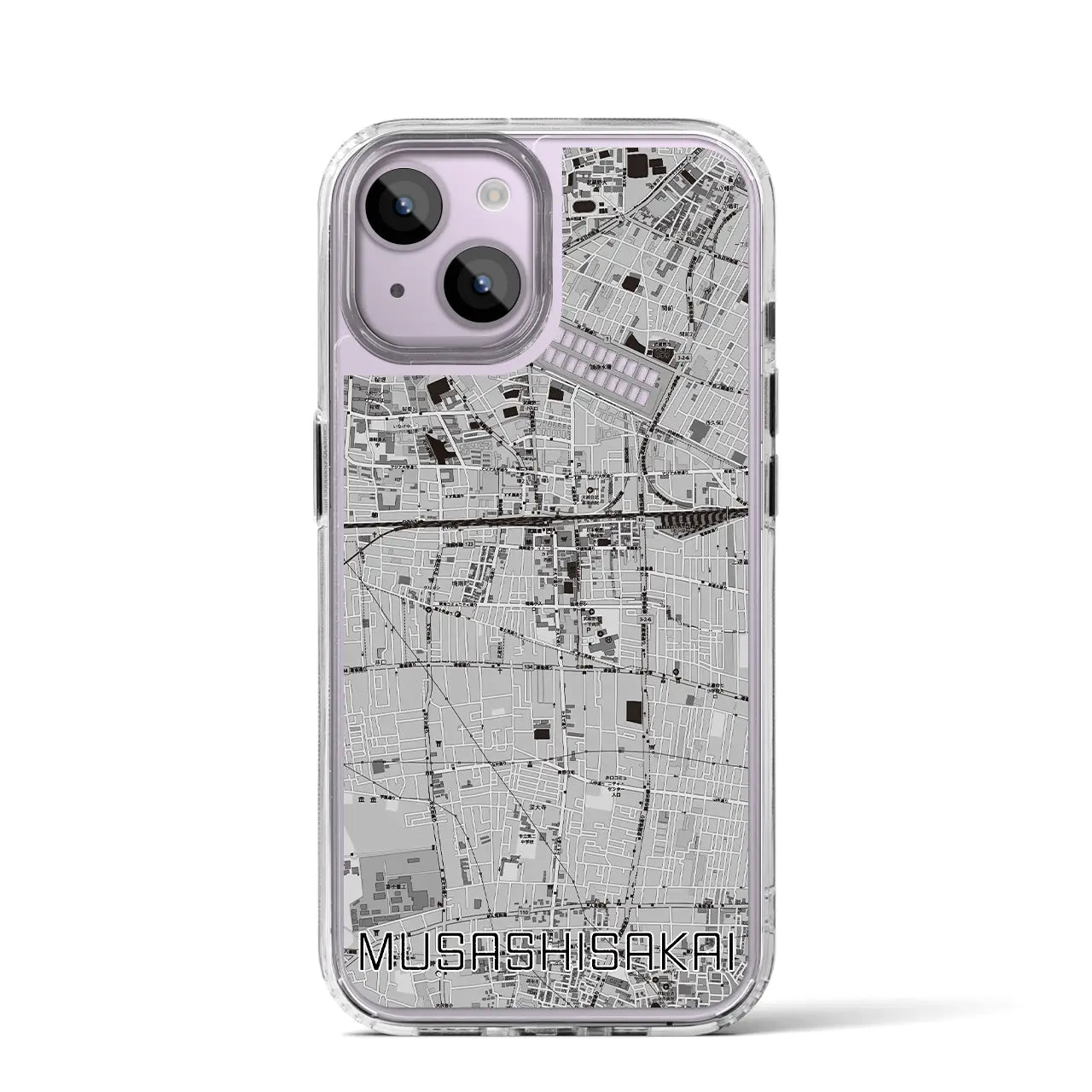 【武蔵境(東京都)】地図柄iPhoneケース(MagSafeタイプ)