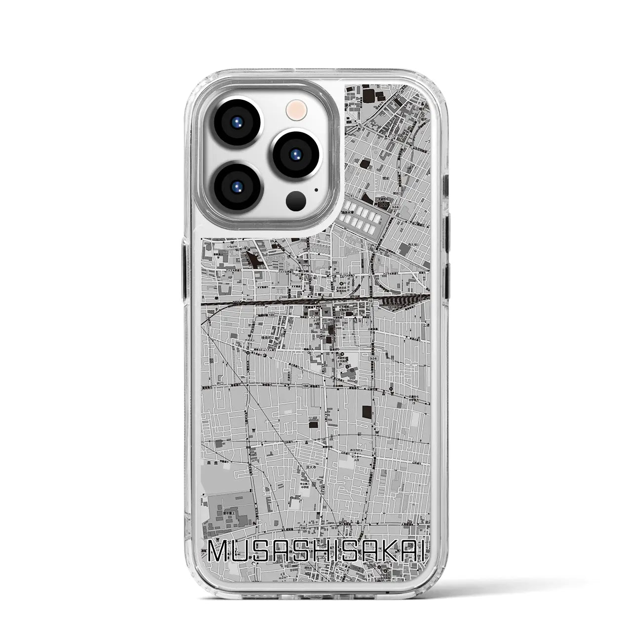 【武蔵境(東京都)】地図柄iPhoneケース(MagSafeタイプ)