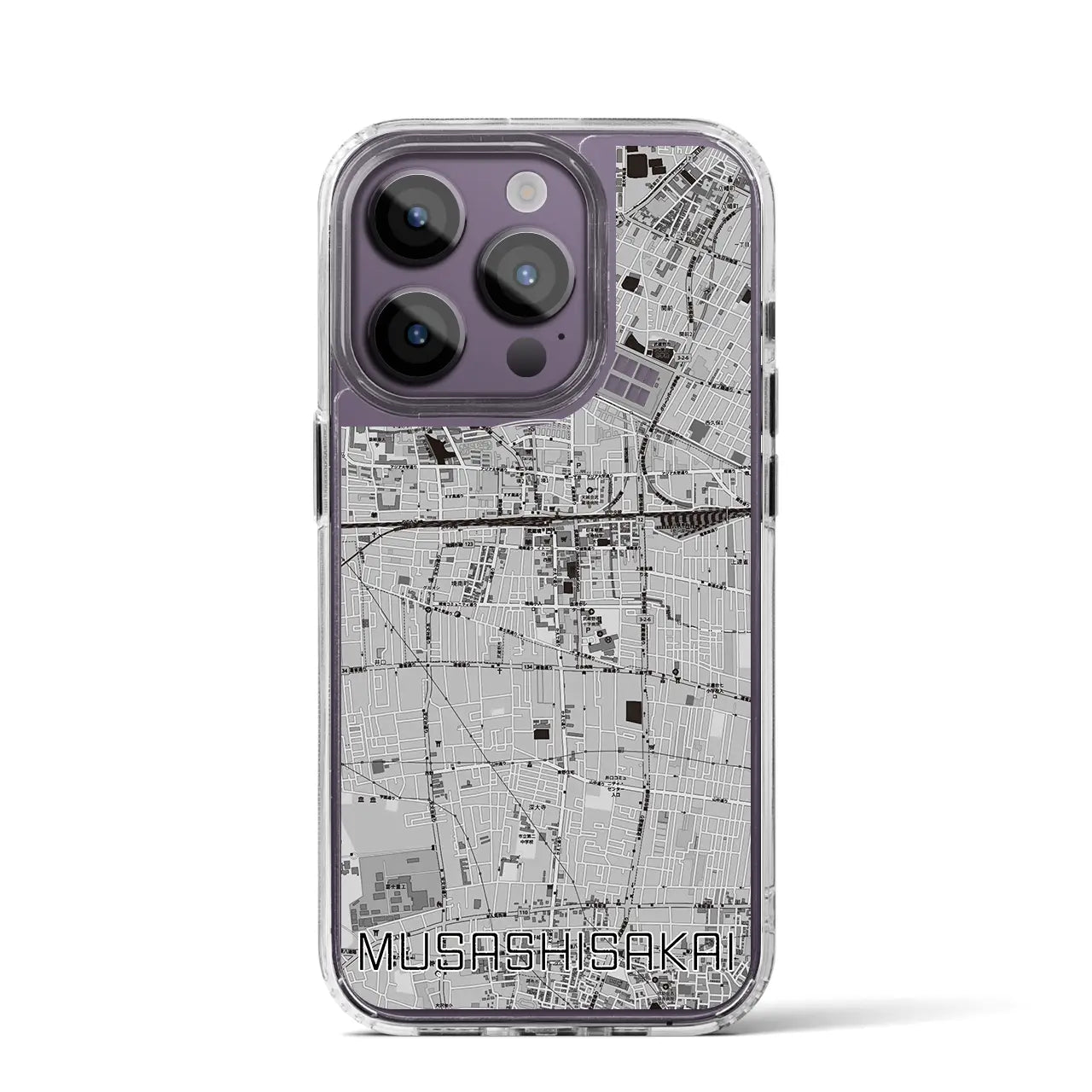 【武蔵境(東京都)】地図柄iPhoneケース(MagSafeタイプ)