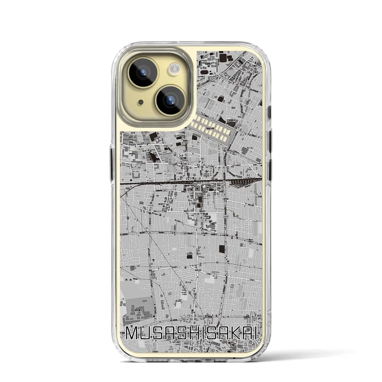 【武蔵境(東京都)】地図柄iPhoneケース(MagSafeタイプ)