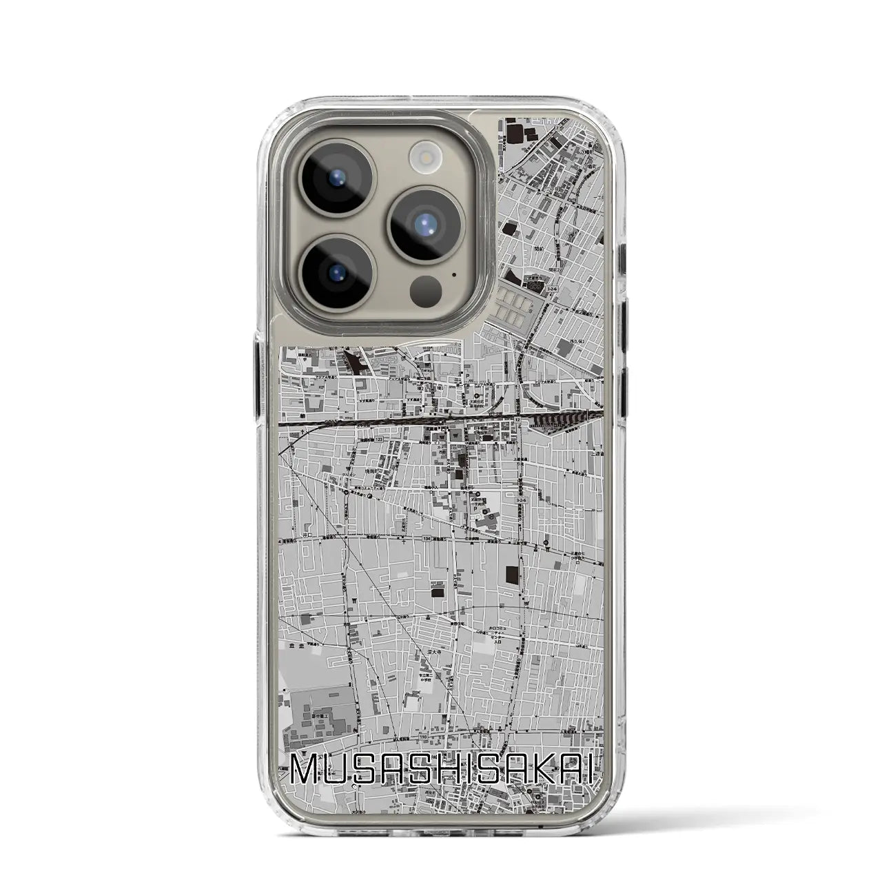 【武蔵境(東京都)】地図柄iPhoneケース(MagSafeタイプ)