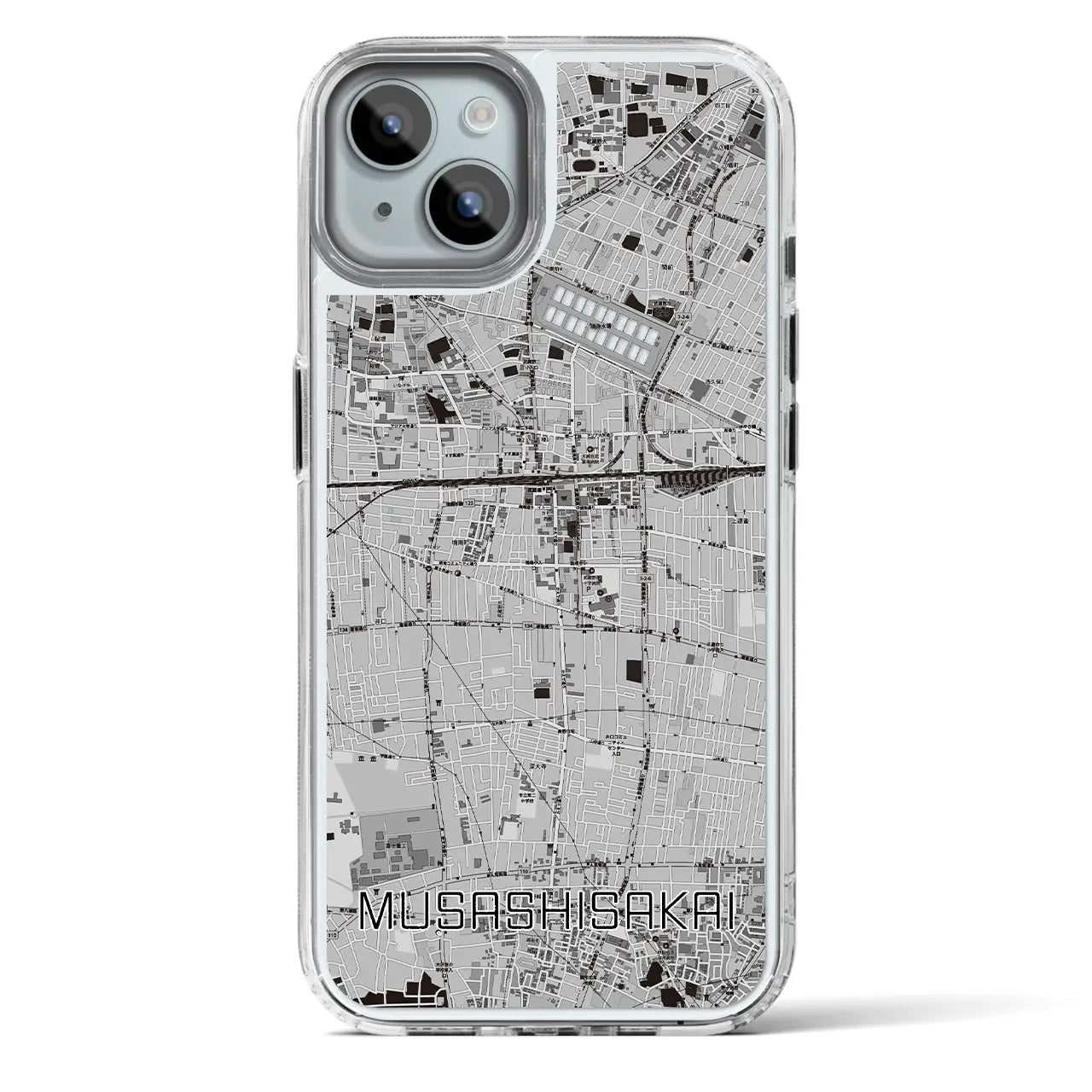 【武蔵境(東京都)】地図柄iPhoneケース(MagSafeタイプ)