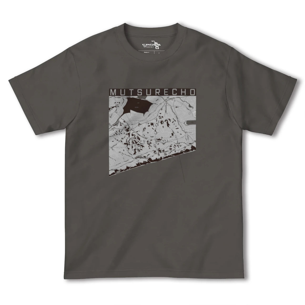 【六連町(愛知県)】地図柄ヘビーウェイトTシャツ