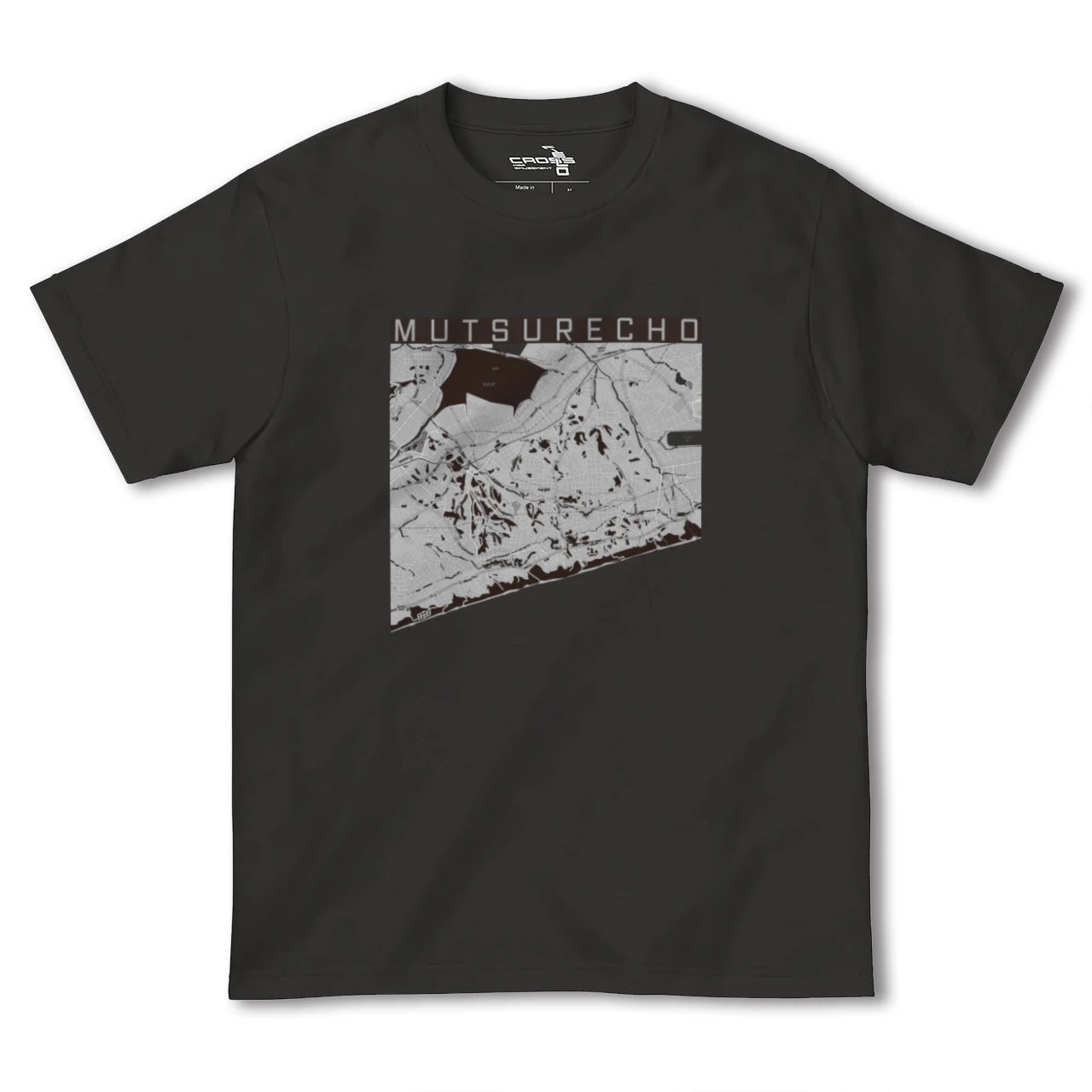 【六連町(愛知県)】地図柄ヘビーウェイトTシャツ